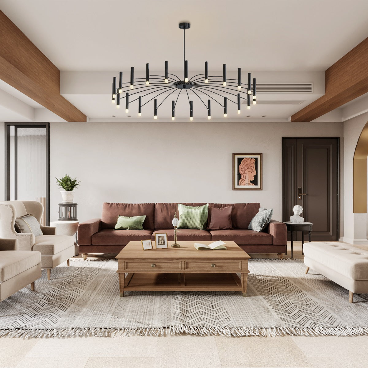 Cemarus Industrial Chandelier