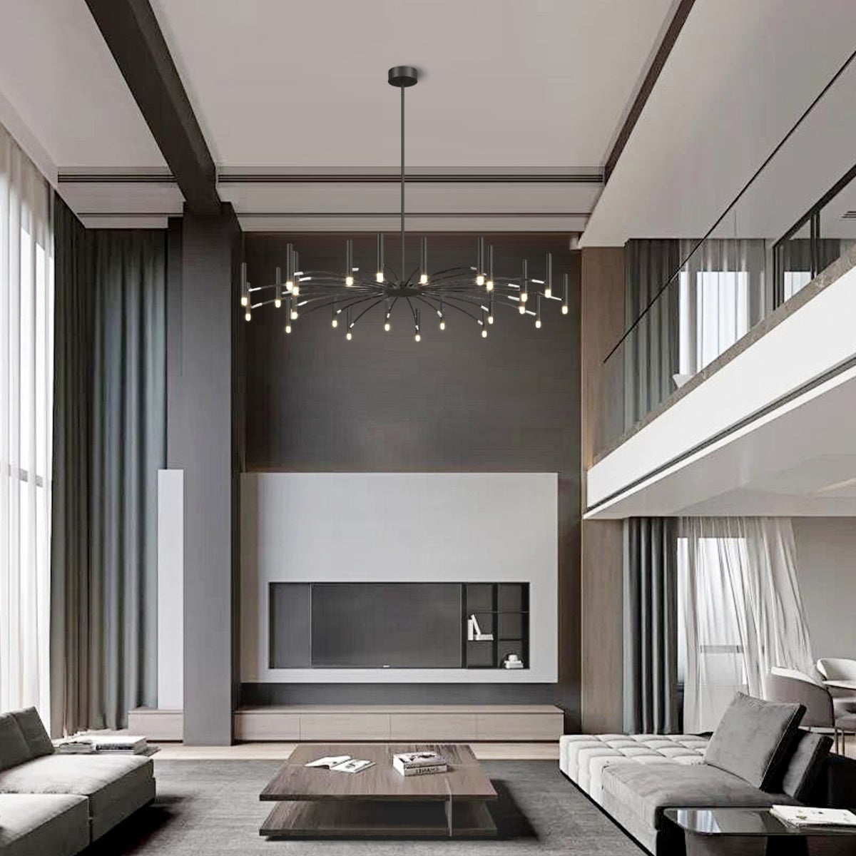 Cemarus Industrial Chandelier