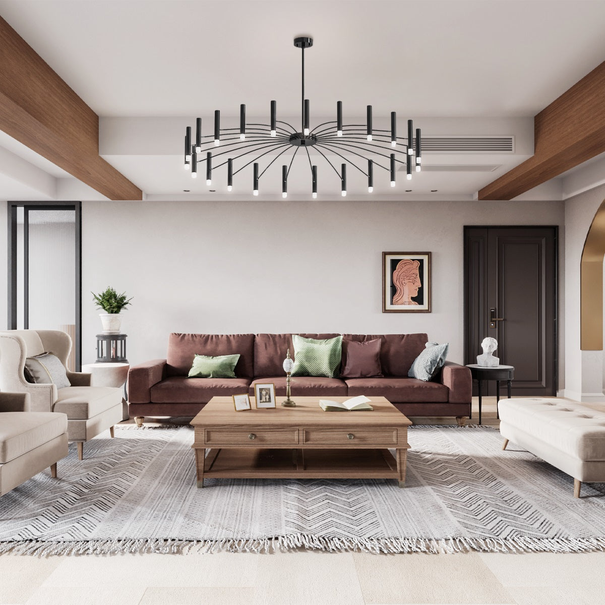 Cemarus Industrial Chandelier