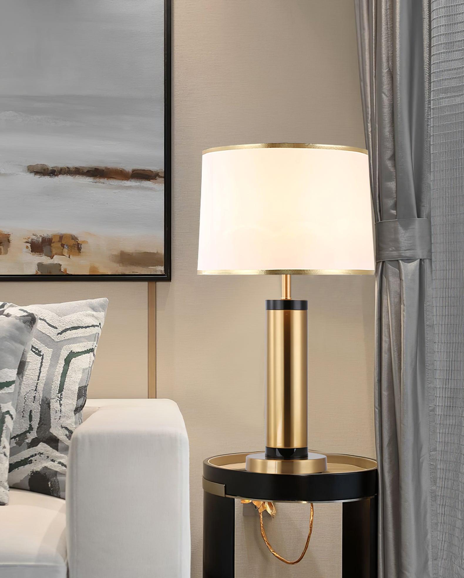 Cur Modern Table Lamp-Neutral Decor