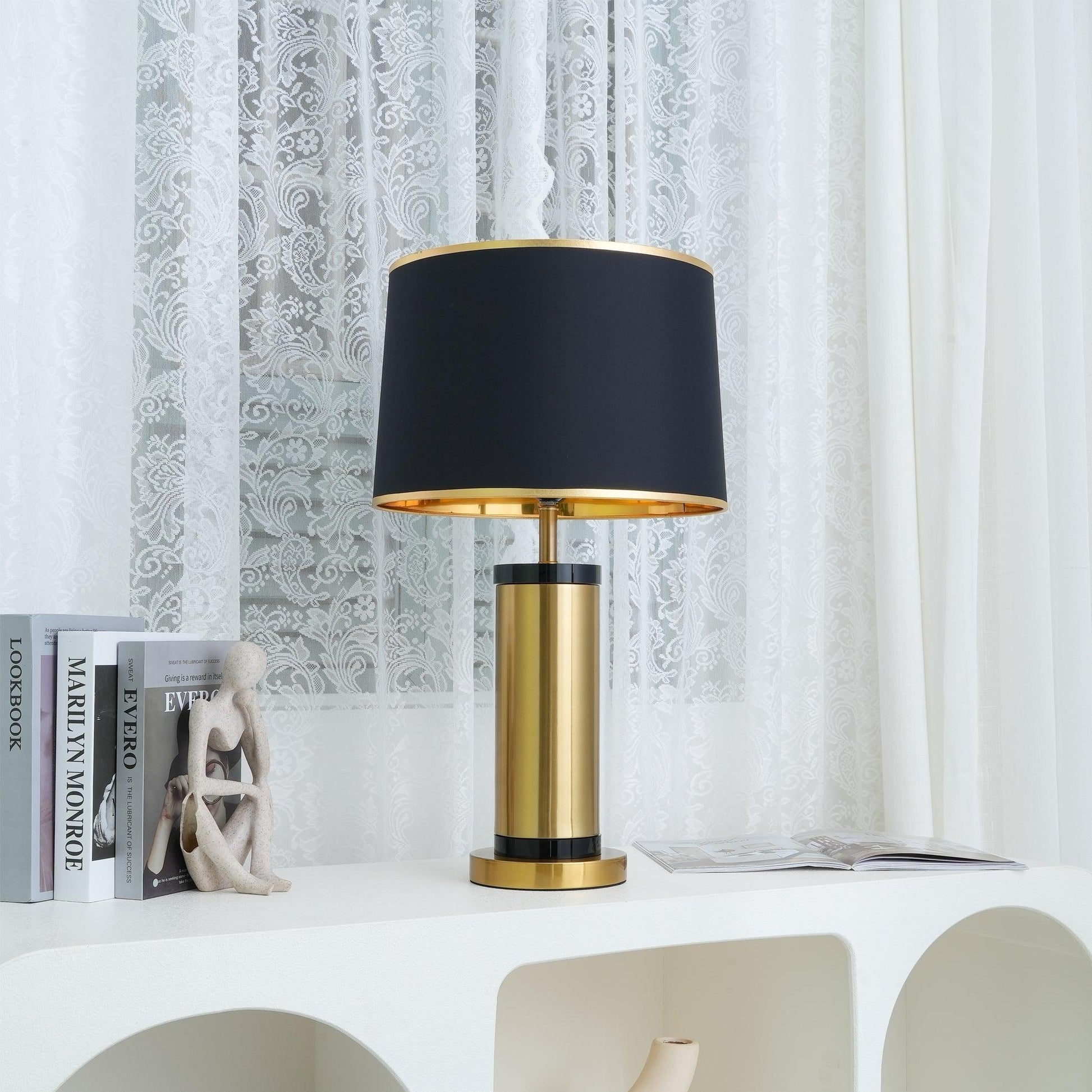 Cur Modern Table Lamp-Neutral Decor
