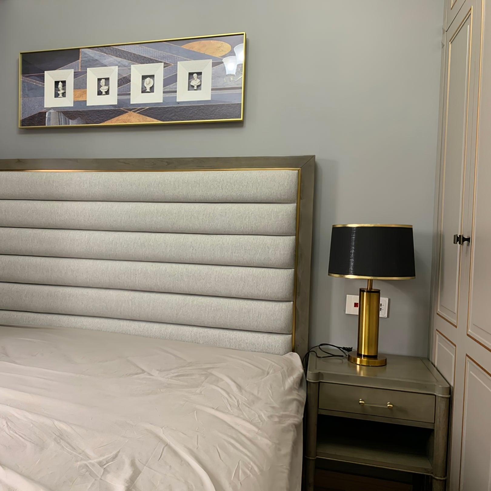 Cur Modern Table Lamp-Neutral Decor