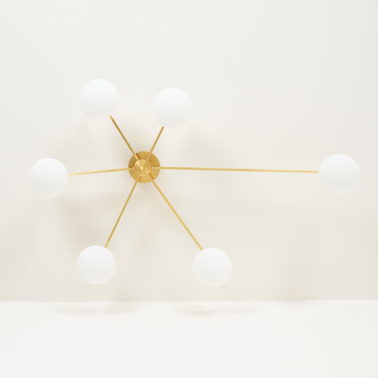 Lustra Ceiling Lamp Black White Glass-Neutral Decor