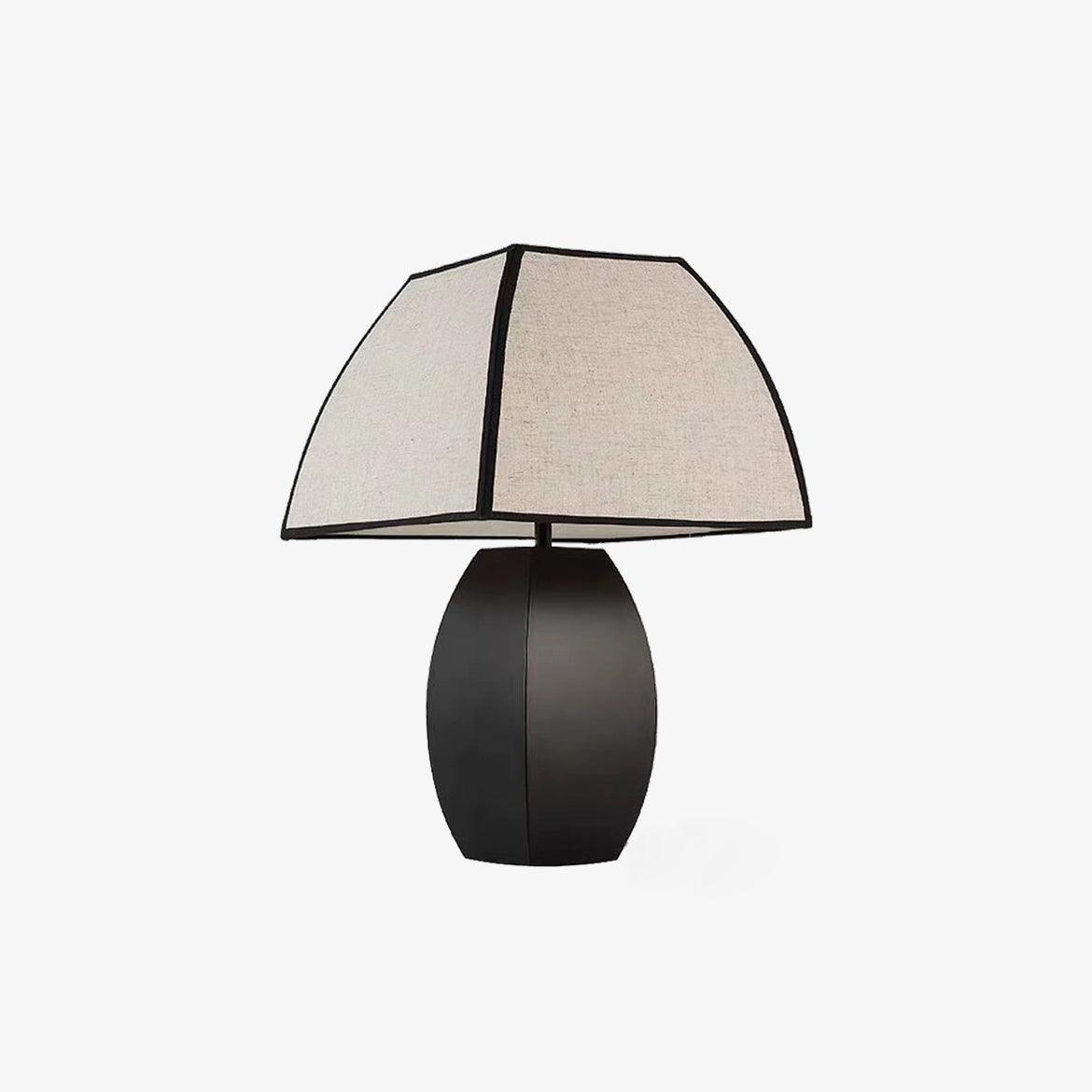 Alux Minimalist Fabric Table Lamp-Neutral Decor