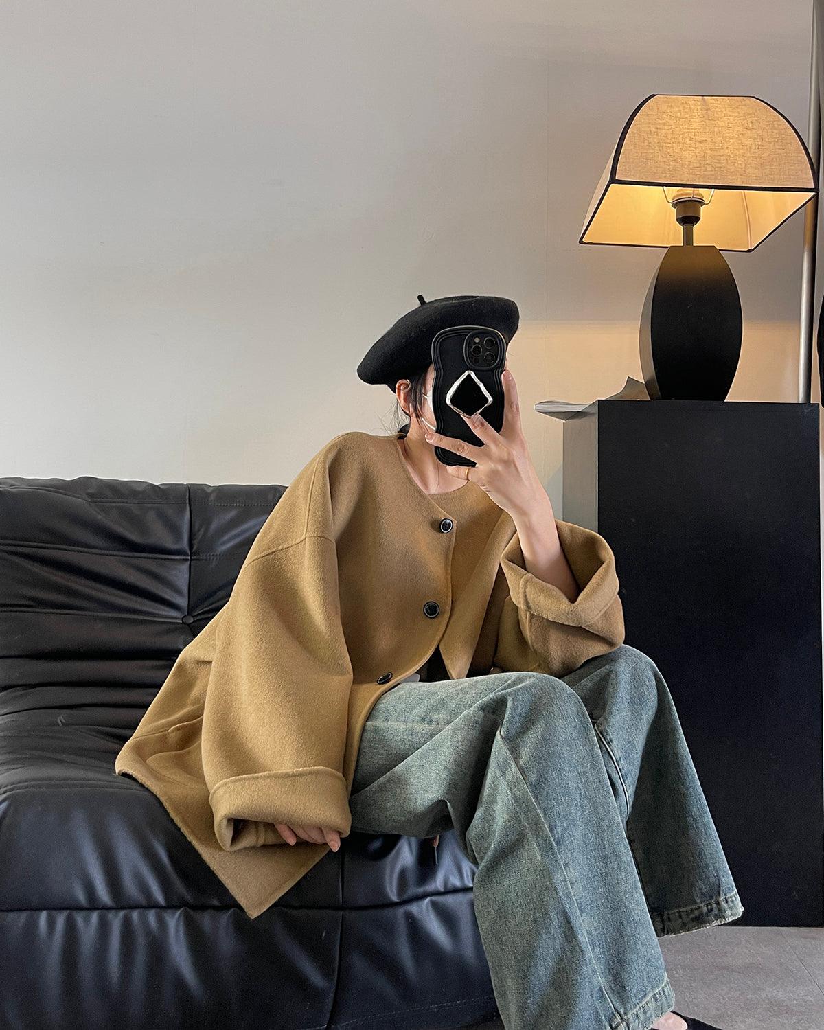 Alux Minimalist Fabric Table Lamp-Neutral Decor