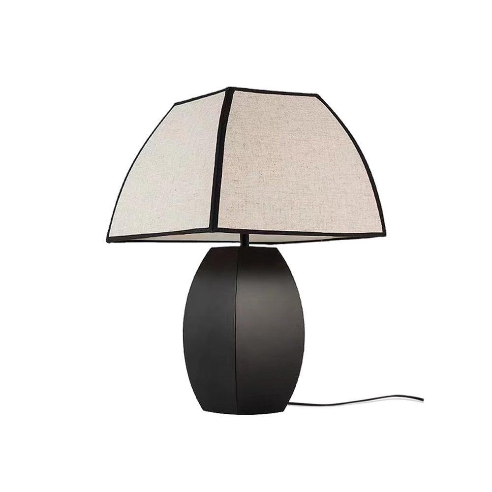 Alux Minimalist Fabric Table Lamp-Neutral Decor