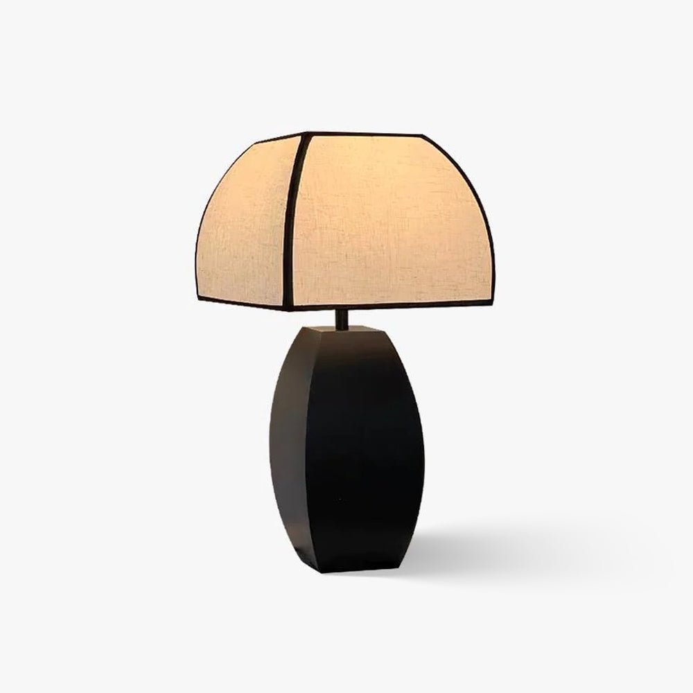 Alux Minimalist Fabric Table Lamp-Neutral Decor