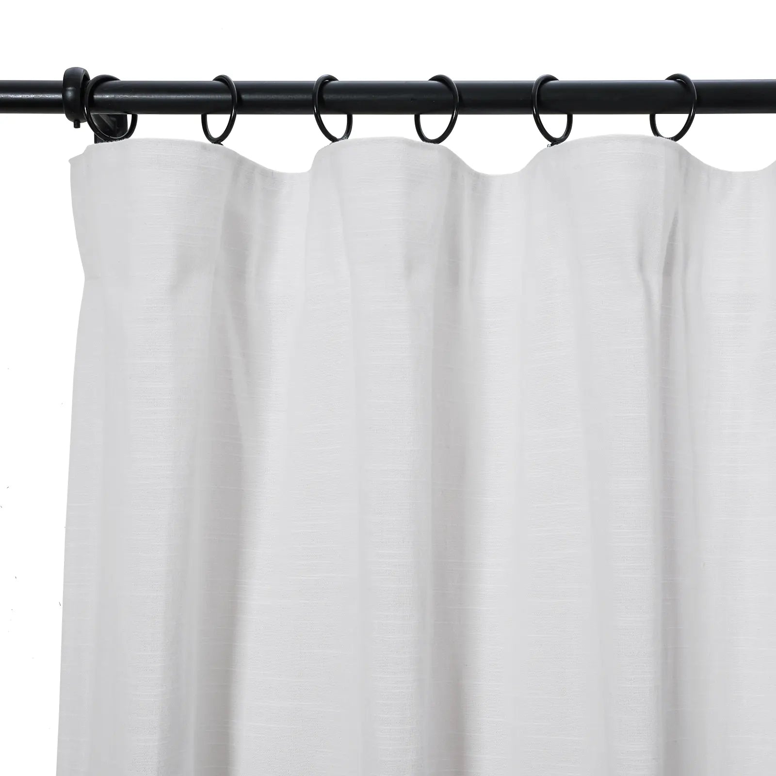 Jenna Linen Curtains & Drapes Soft Top-Neutral Decor