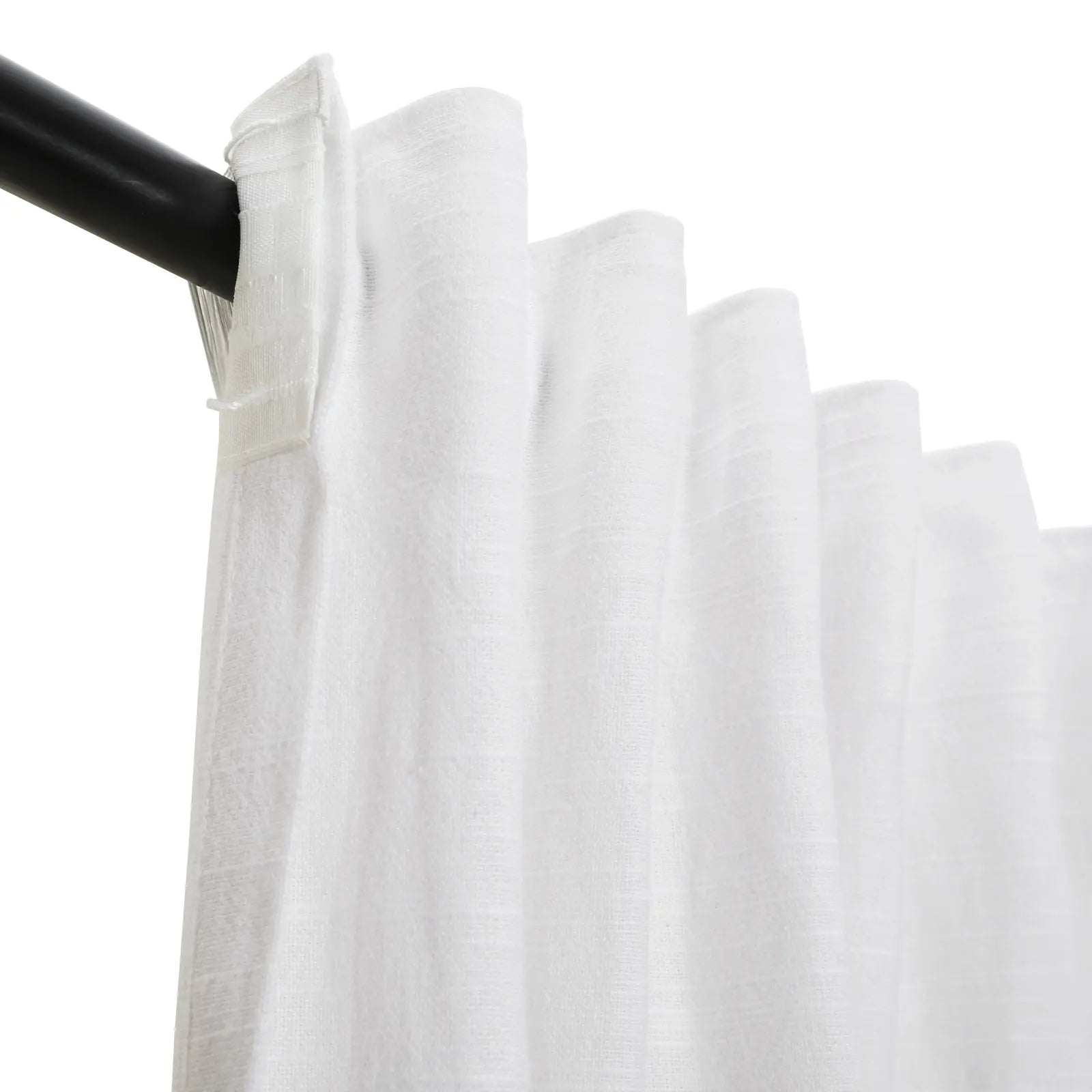 Jenna Linen Curtains & Drapes Soft Top-Neutral Decor