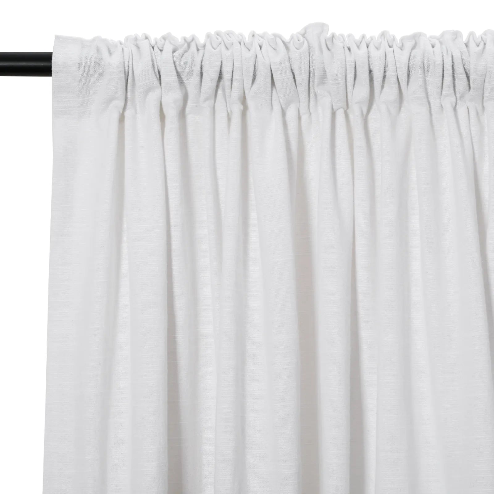 Jenna Linen Curtains & Drapes Soft Top-Neutral Decor