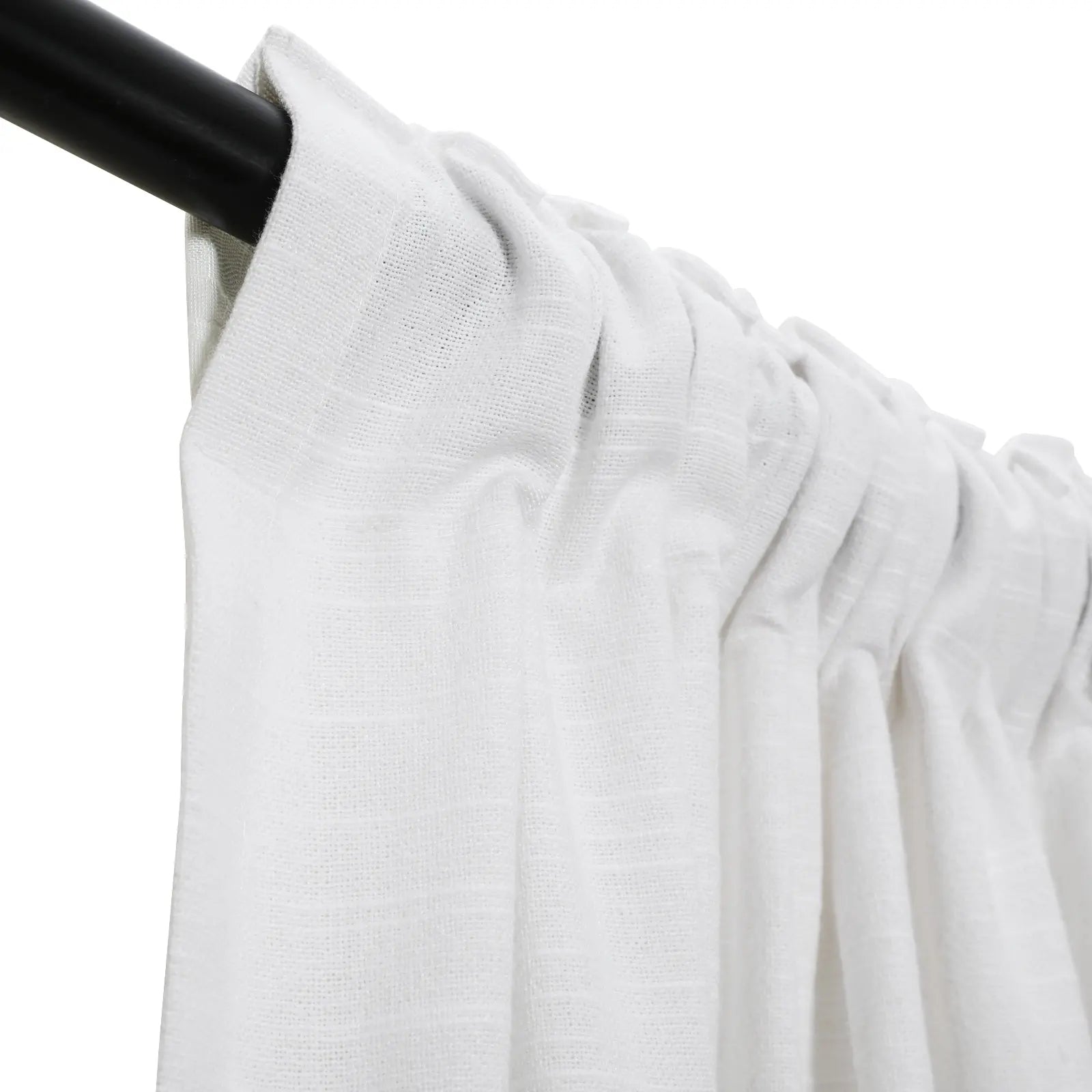 Jenna Linen Curtains & Drapes Soft Top-Neutral Decor