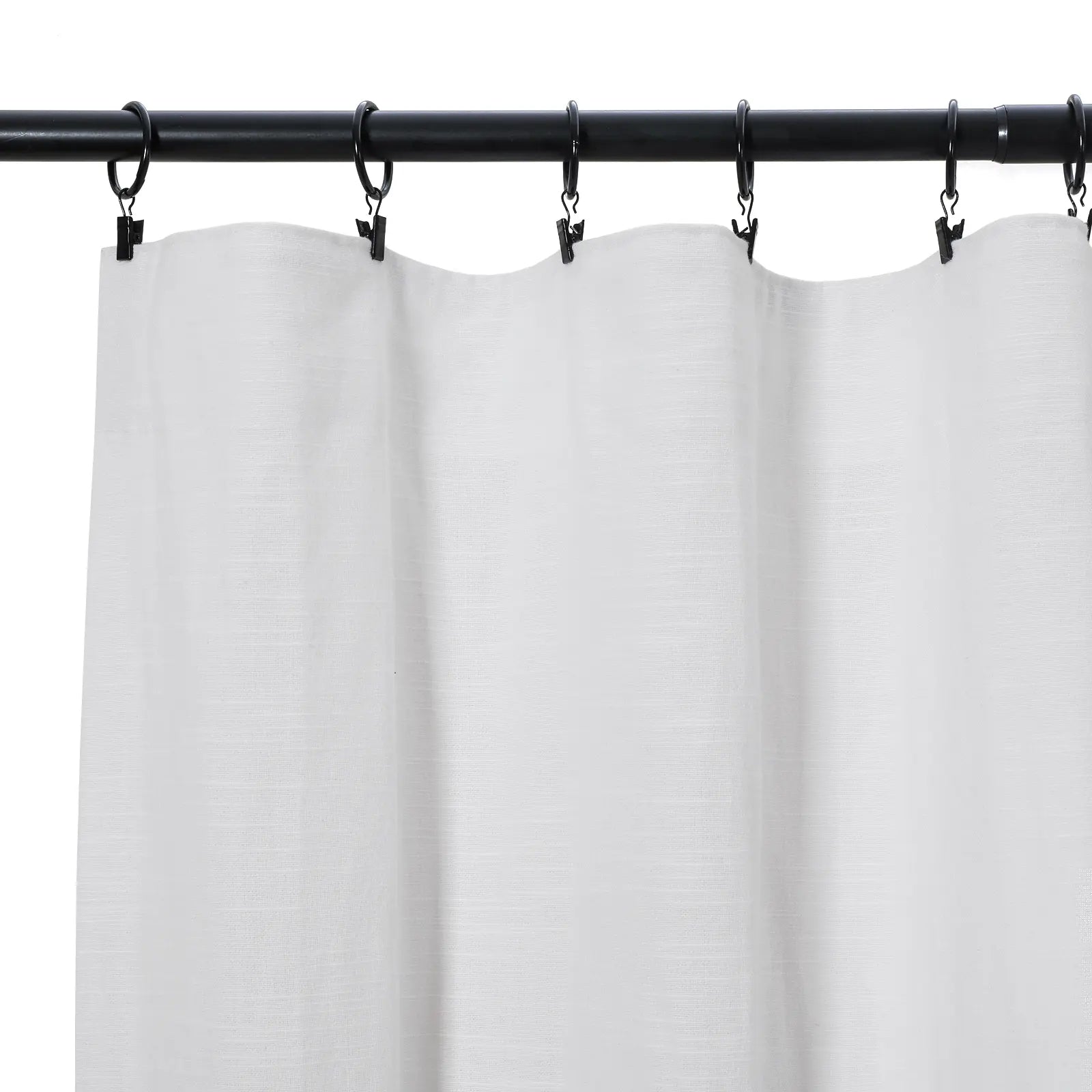 Jenna Linen Curtains & Drapes Soft Top-Neutral Decor