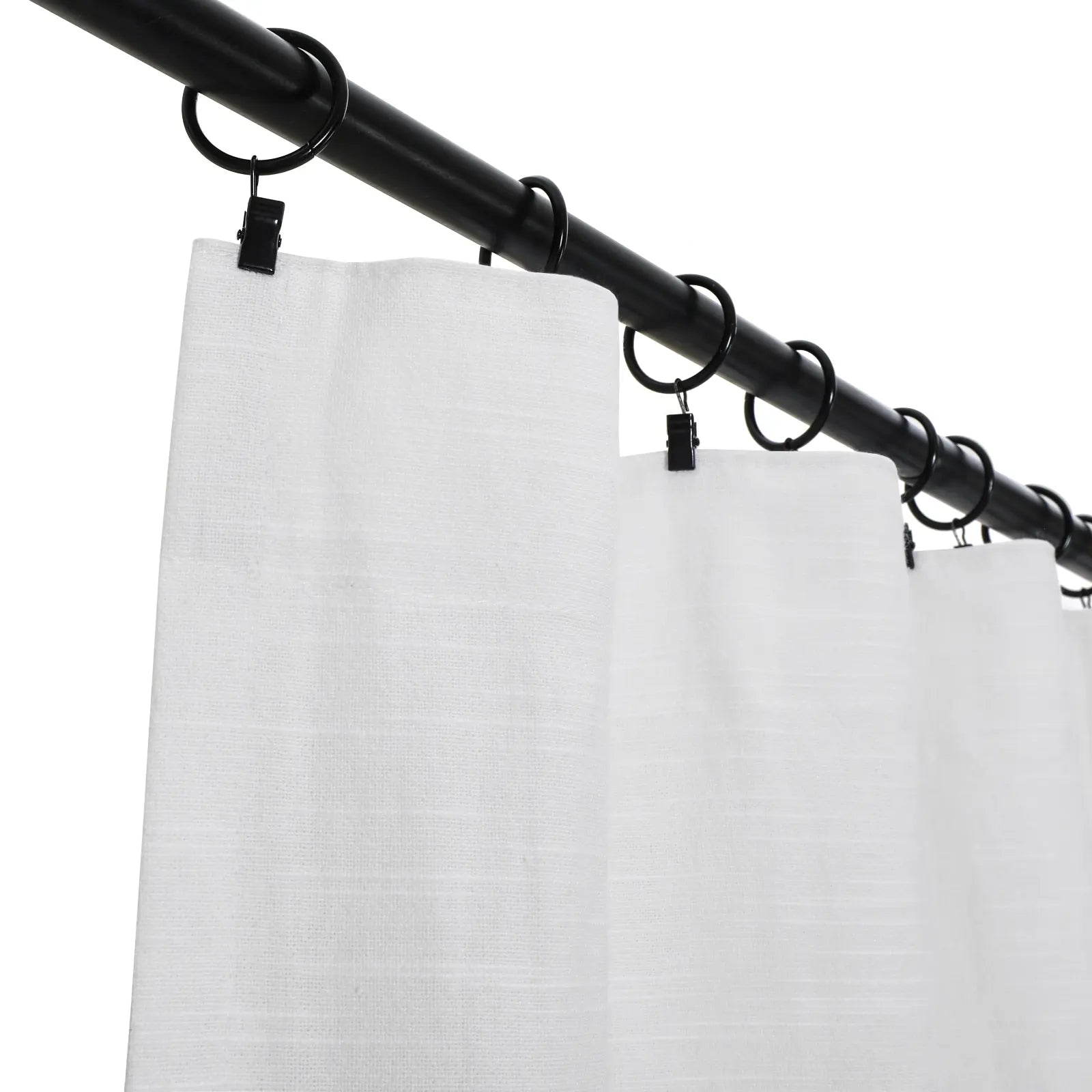 Jenna Linen Curtains & Drapes Soft Top-Neutral Decor