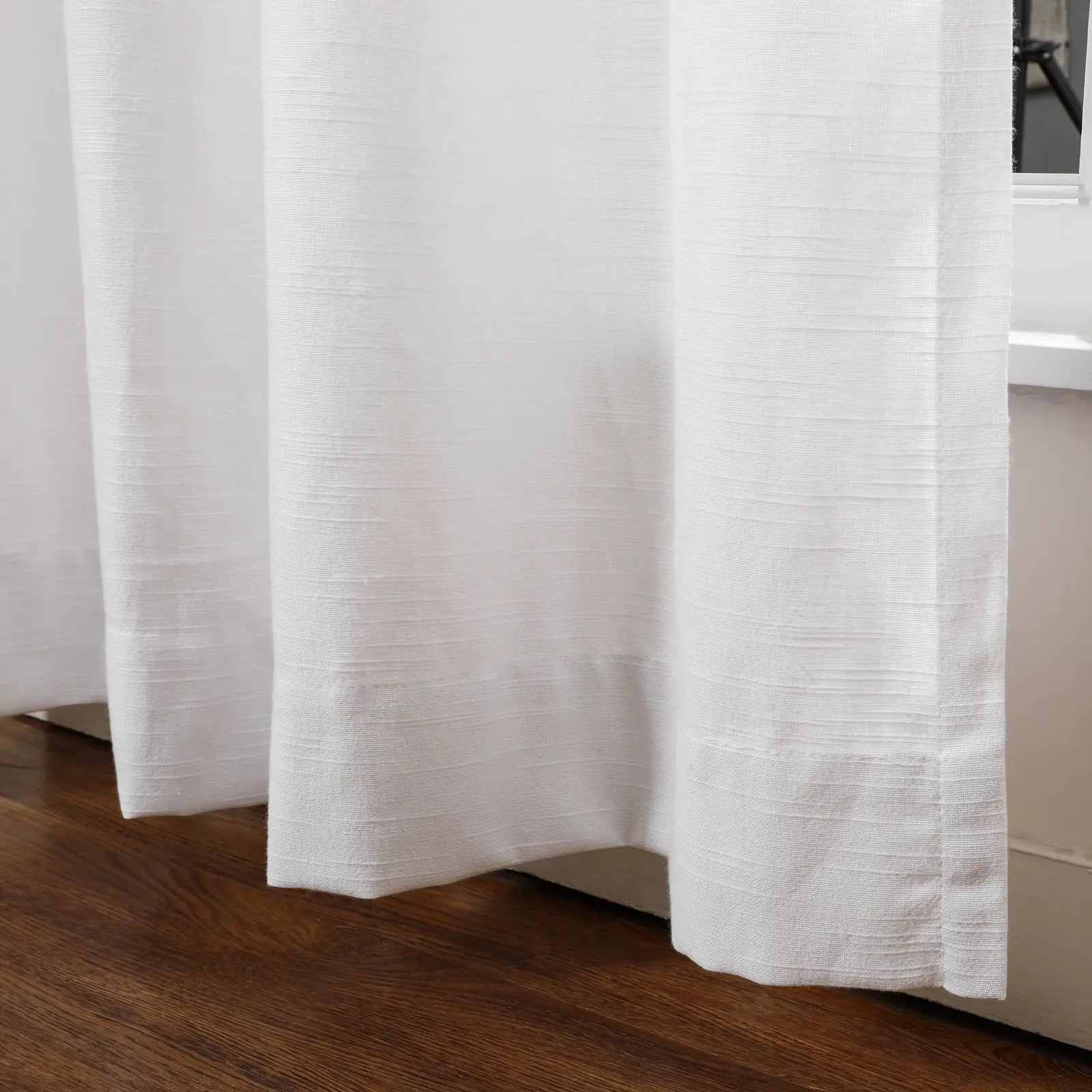 Jenna Linen Curtains & Drapes Soft Top-Neutral Decor