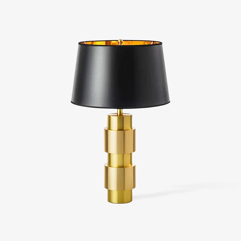 Lyle Fabric Industrial Table Lamp-Neutral Decor