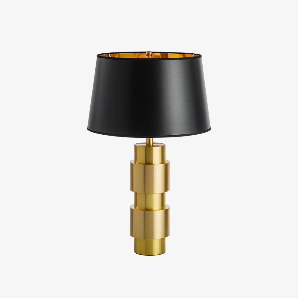 Lyle Fabric Industrial Table Lamp-Neutral Decor