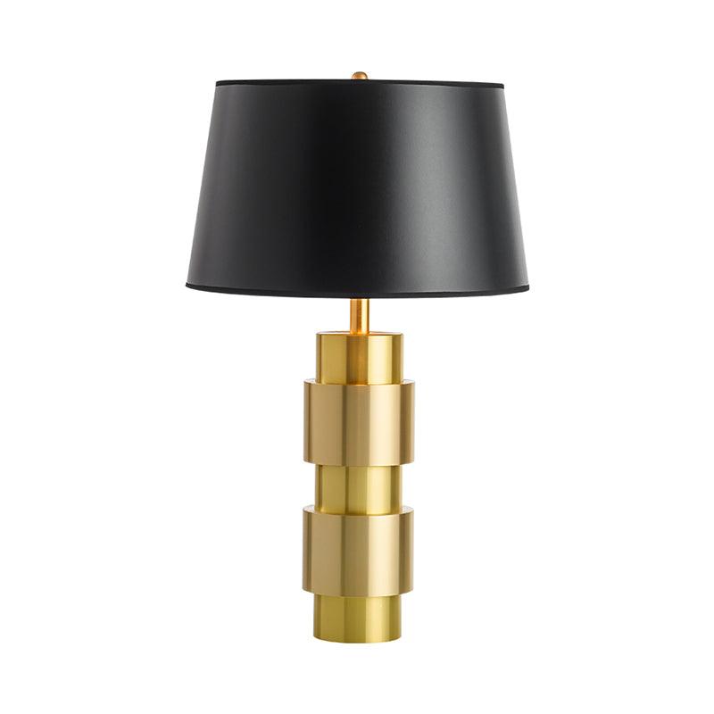 Lyle Fabric Industrial Table Lamp-Neutral Decor