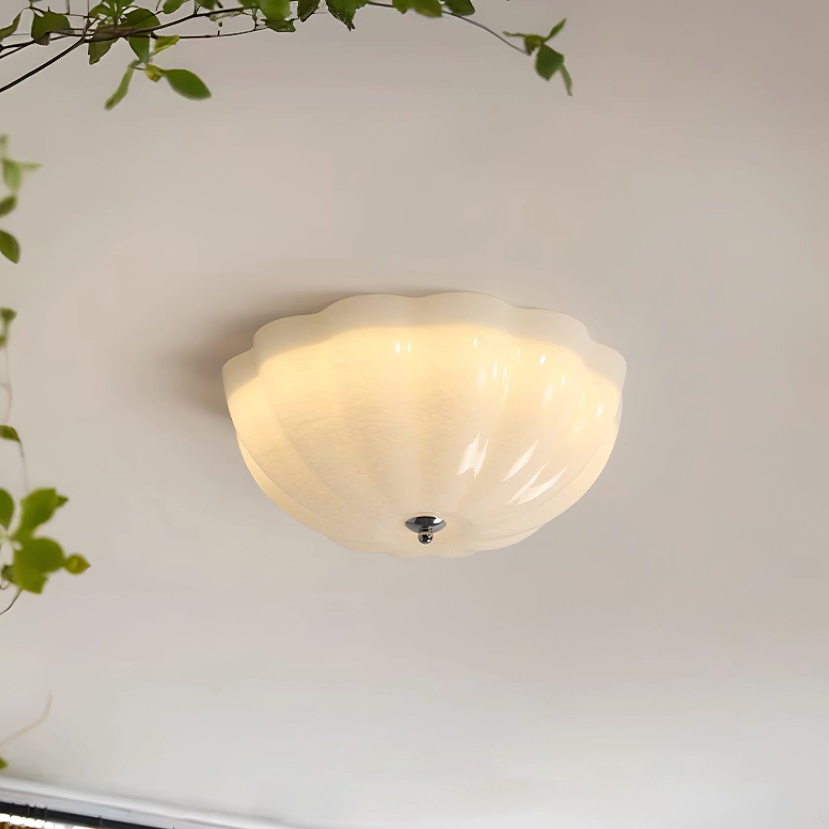 Etta Ceiling Lamp Glass Jelly Opalescent Bedroom-Neutral Decor