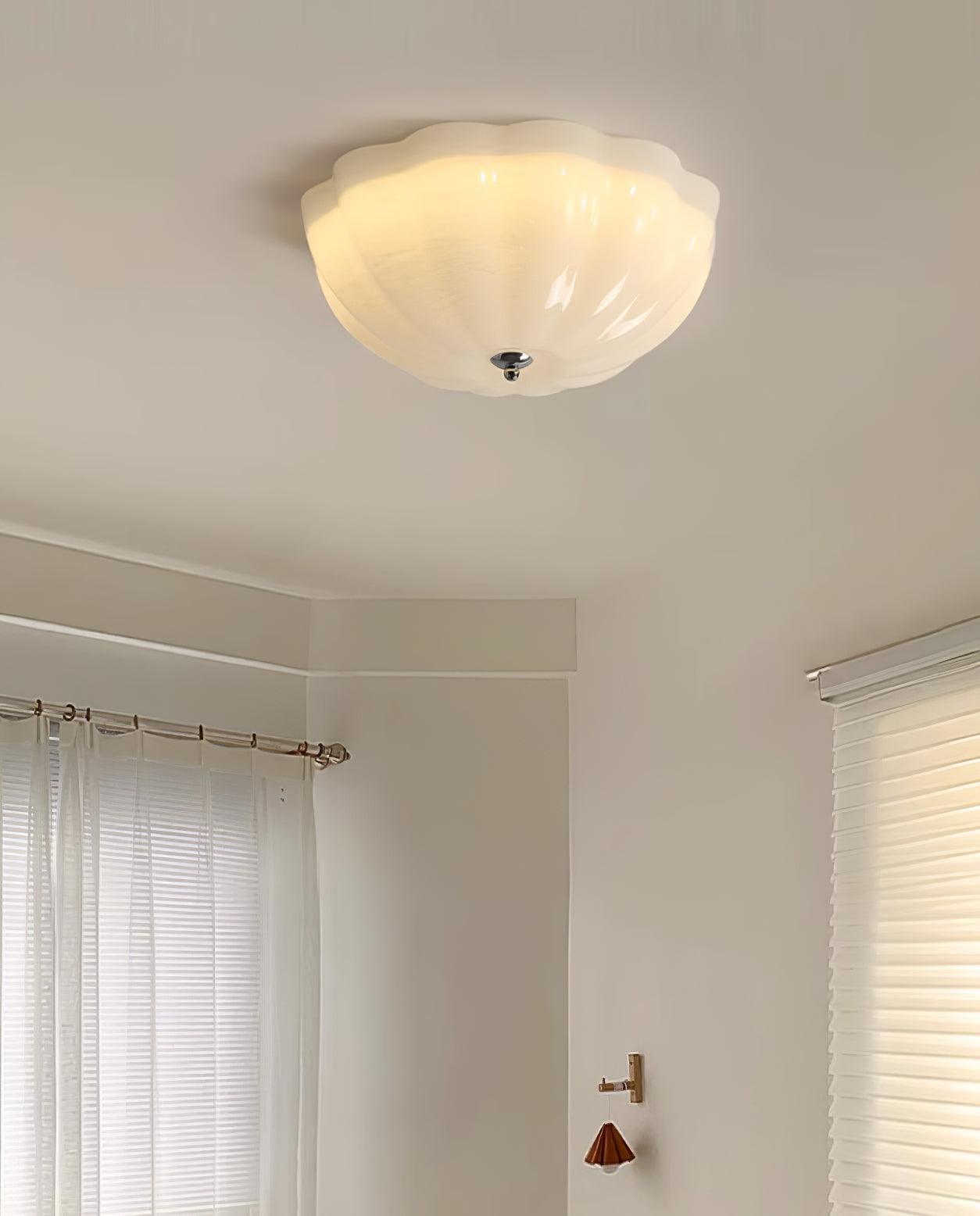 Etta Ceiling Lamp Glass Jelly Opalescent Bedroom-Neutral Decor