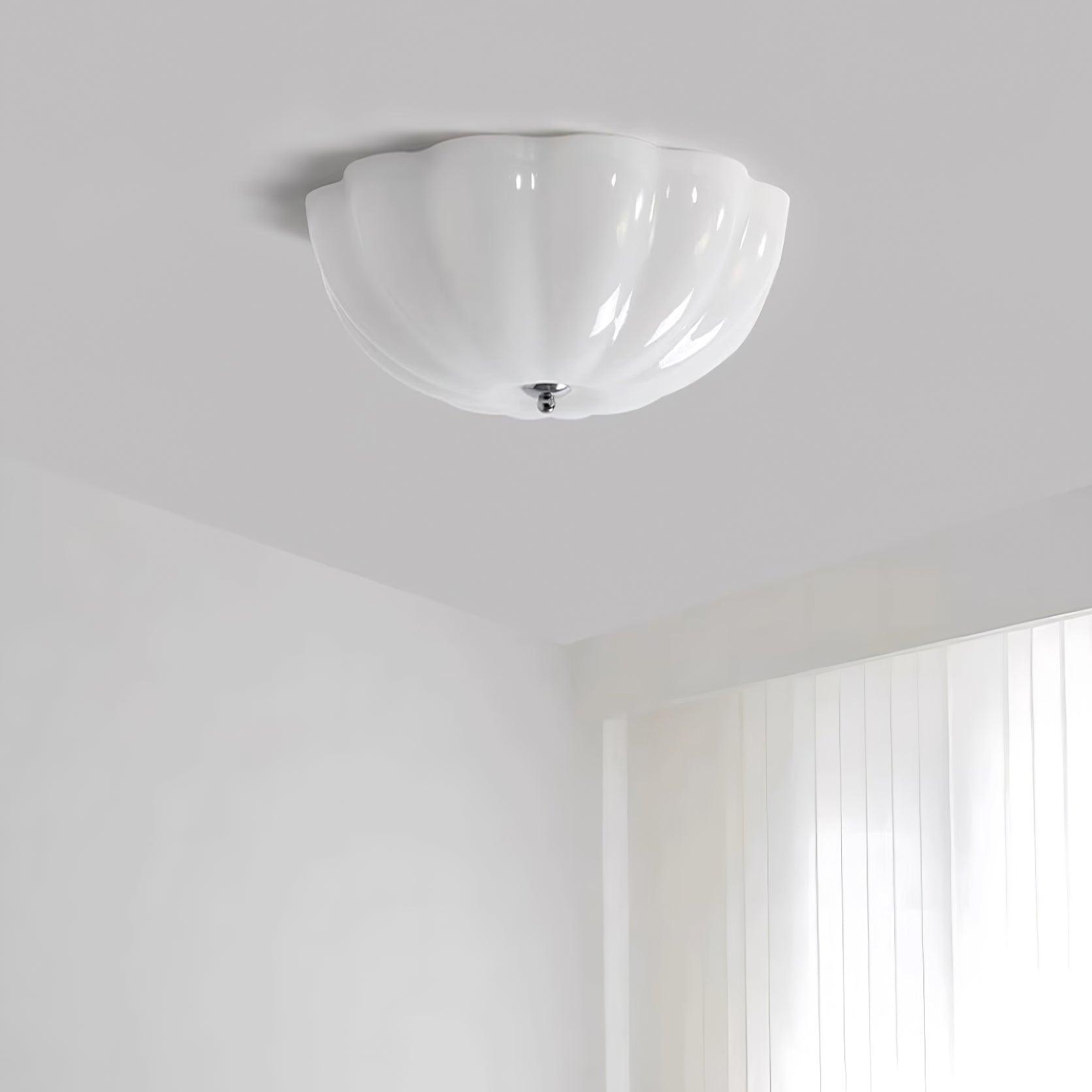 Etta Ceiling Lamp Glass Jelly Opalescent Bedroom-Neutral Decor