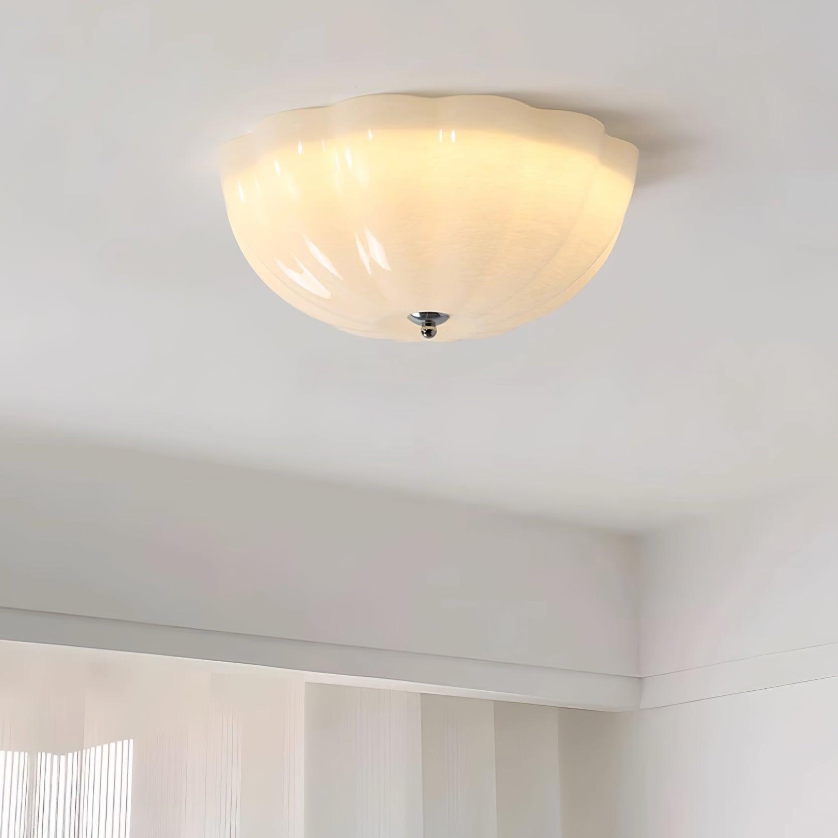 Etta Ceiling Lamp Glass Jelly Opalescent Bedroom-Neutral Decor