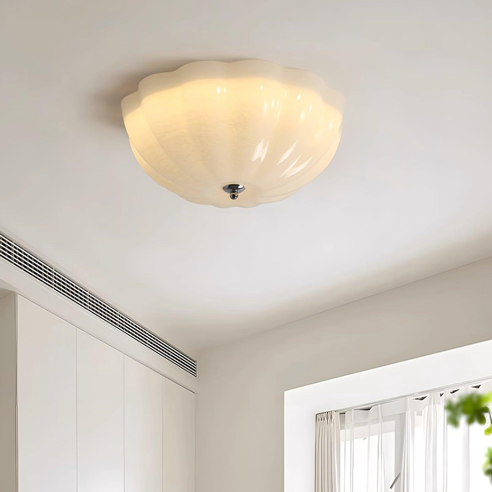 Etta Ceiling Lamp Glass Jelly Opalescent Bedroom-Neutral Decor