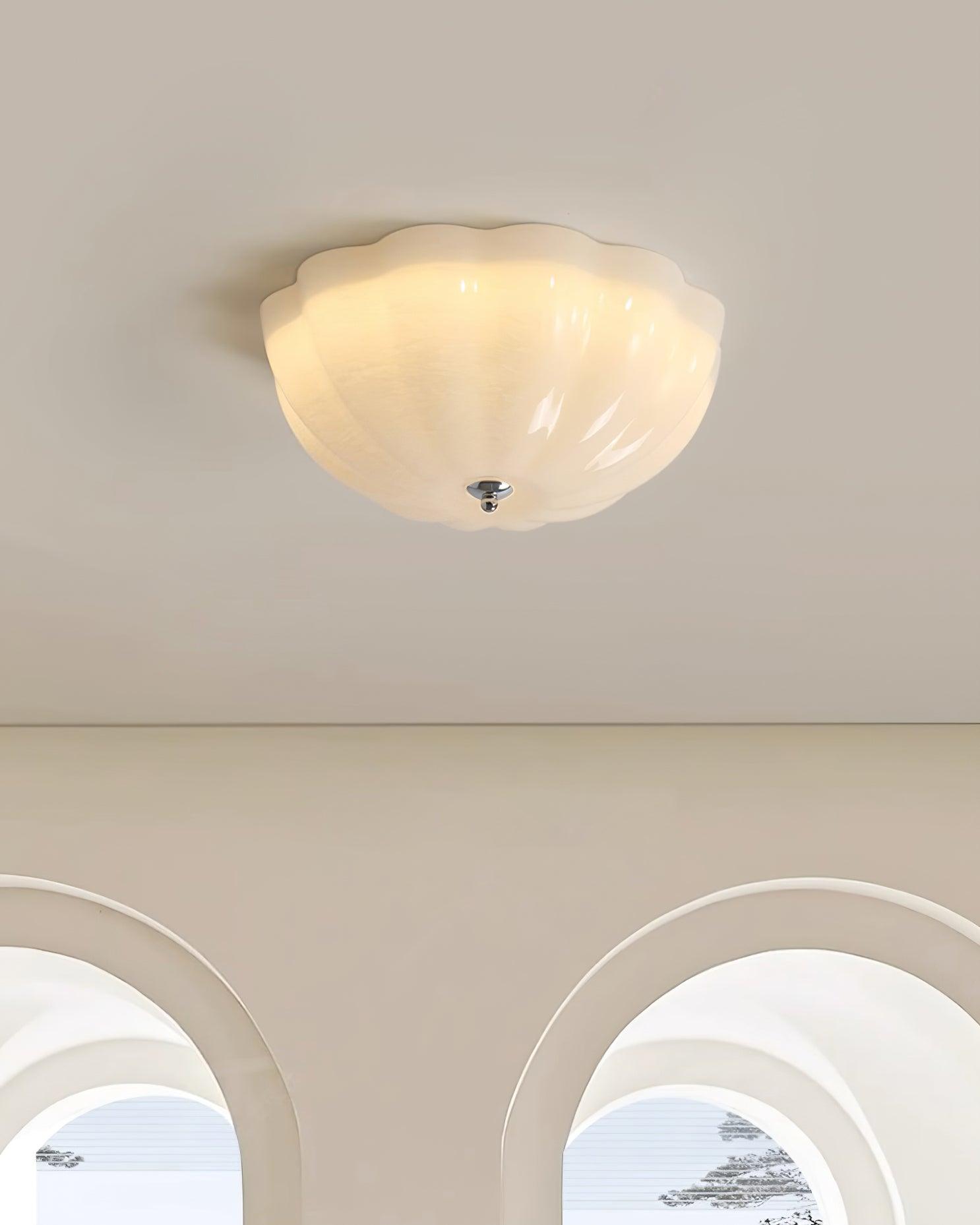 Etta Ceiling Lamp Glass Jelly Opalescent Bedroom-Neutral Decor
