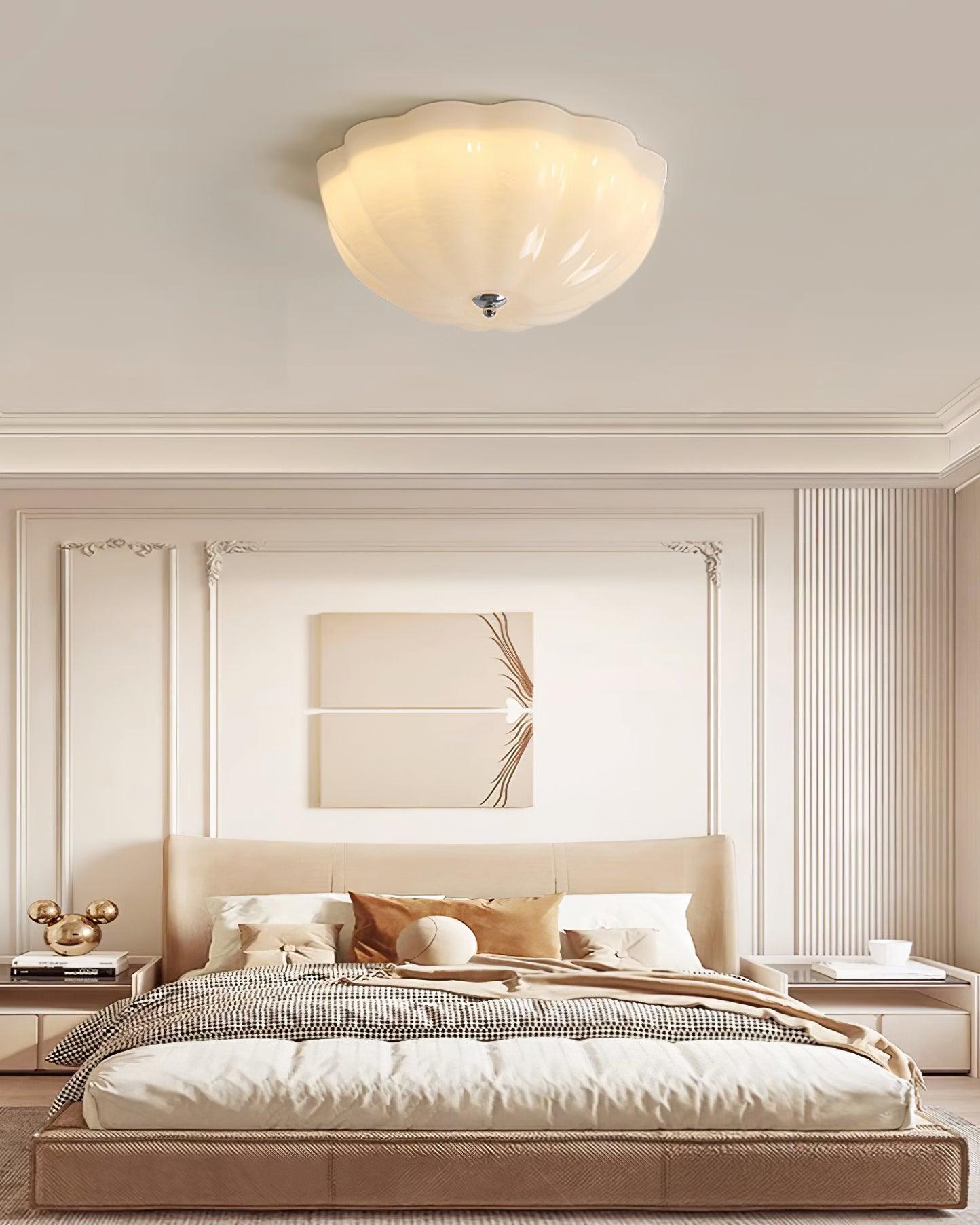 Etta Ceiling Lamp Glass Jelly Opalescent Bedroom-Neutral Decor