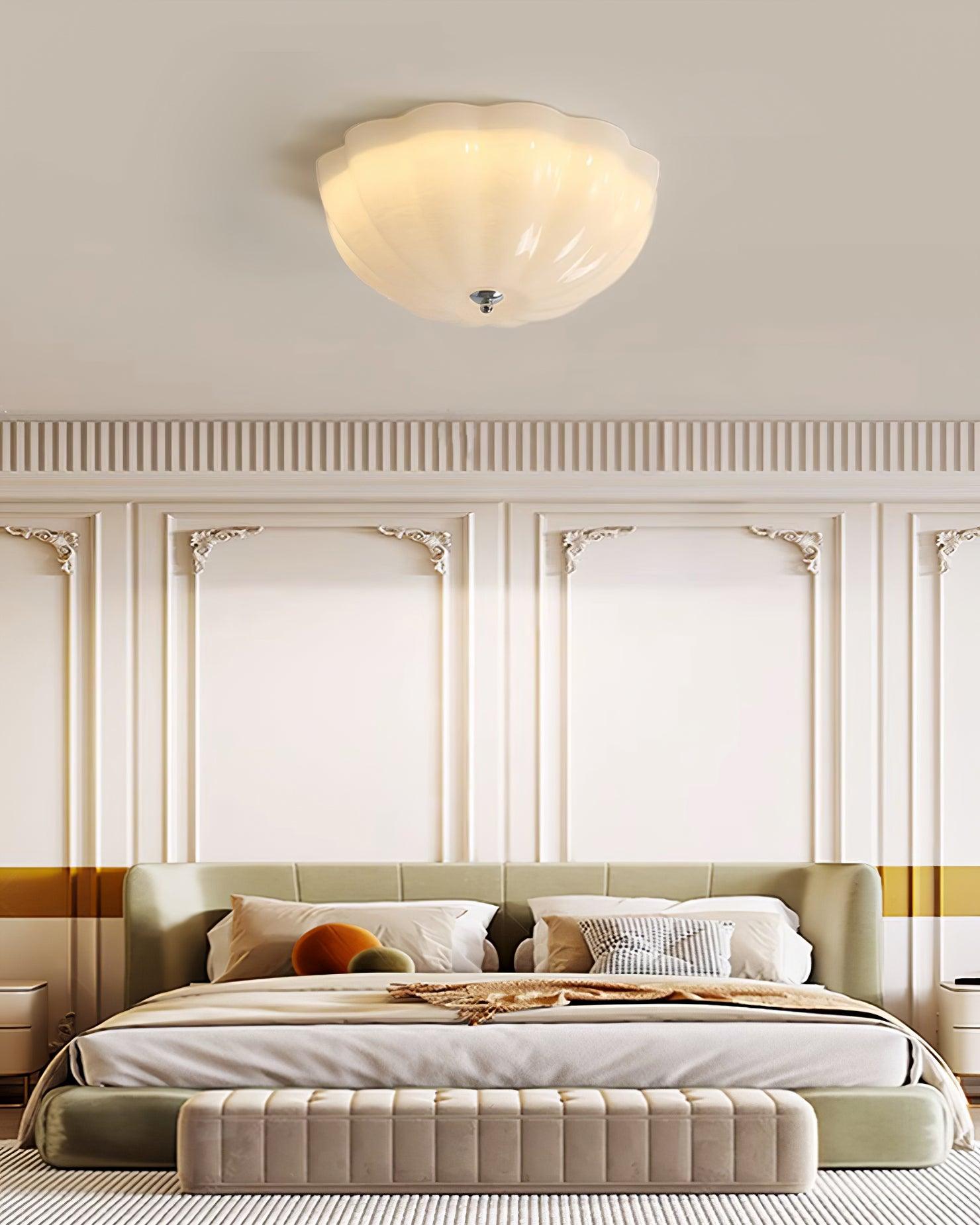 Etta Ceiling Lamp Glass Jelly Opalescent Bedroom-Neutral Decor
