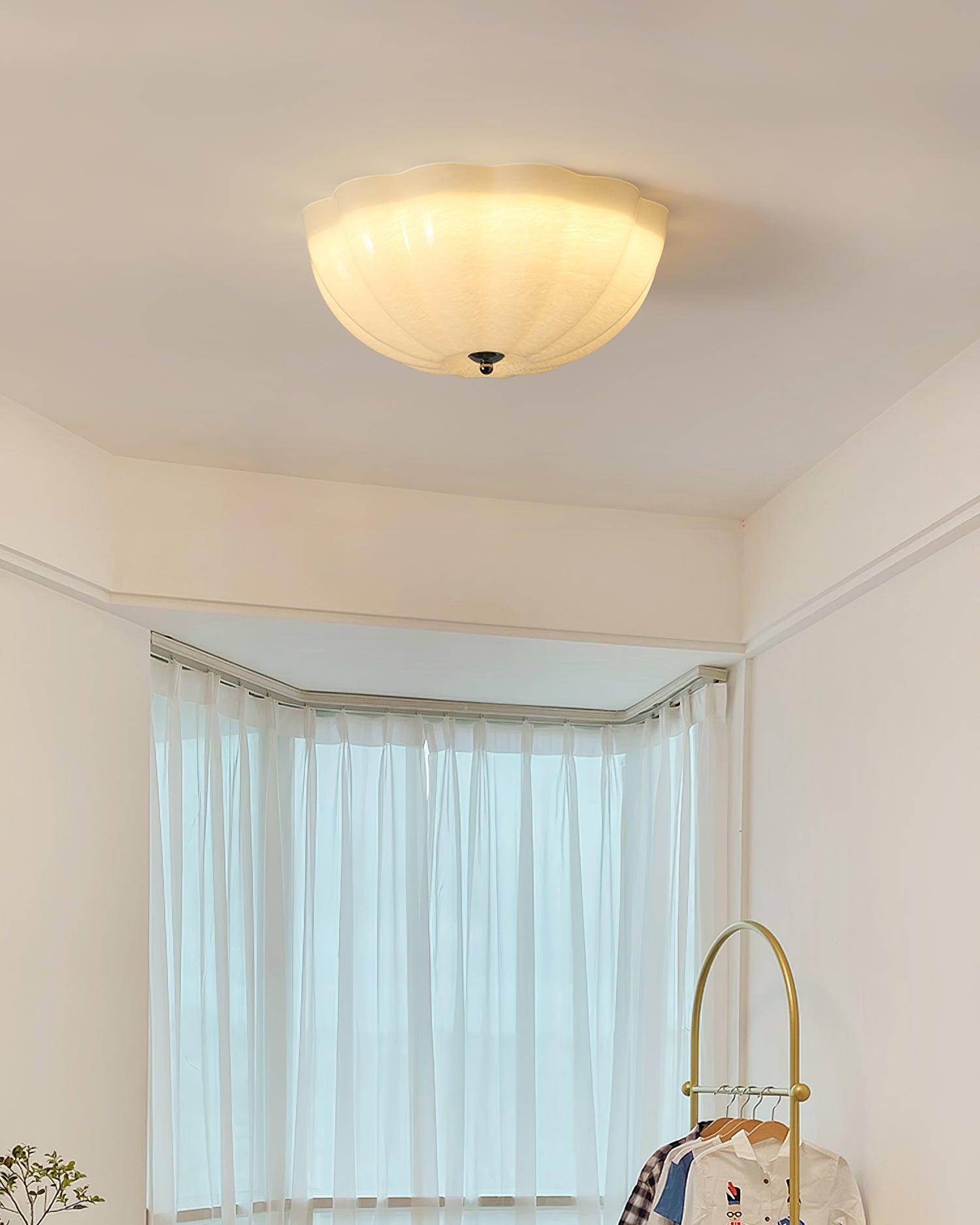 Etta Ceiling Lamp Glass Jelly Opalescent Bedroom-Neutral Decor