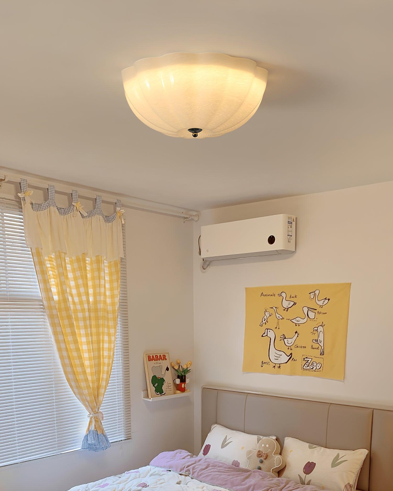 Etta Ceiling Lamp Glass Jelly Opalescent Bedroom-Neutral Decor