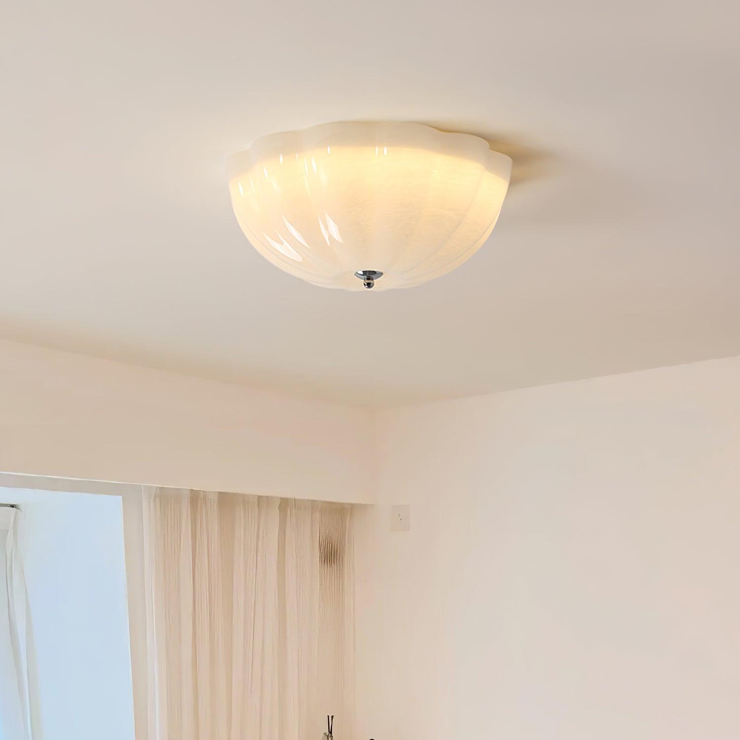 Etta Ceiling Lamp Glass Jelly Opalescent Bedroom-Neutral Decor