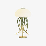 Zosilyra Whimsical Glass Jellyfish Table Lamp-Neutral Decor