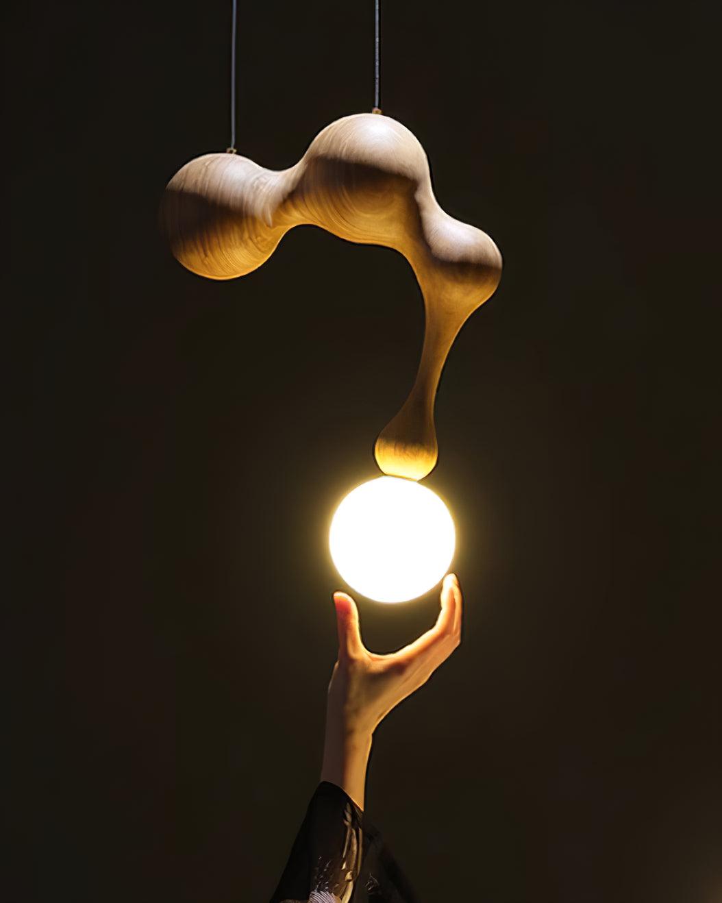 Hale Luxury Wood Pendant Light-Neutral Decor