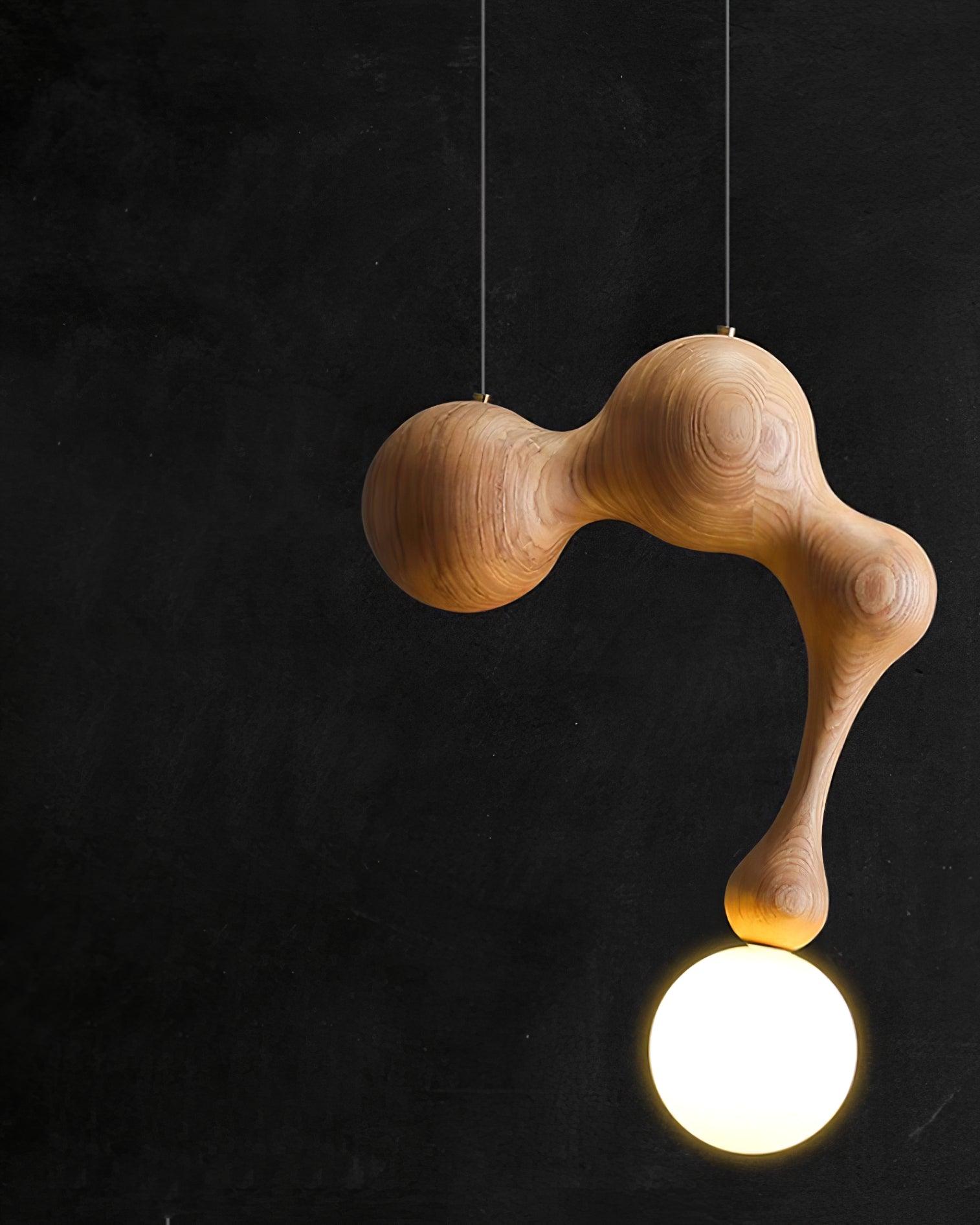 Hale Luxury Wood Pendant Light-Neutral Decor