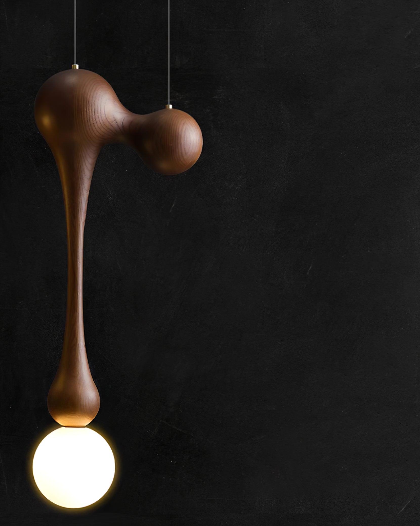Hale Luxury Wood Pendant Light-Neutral Decor