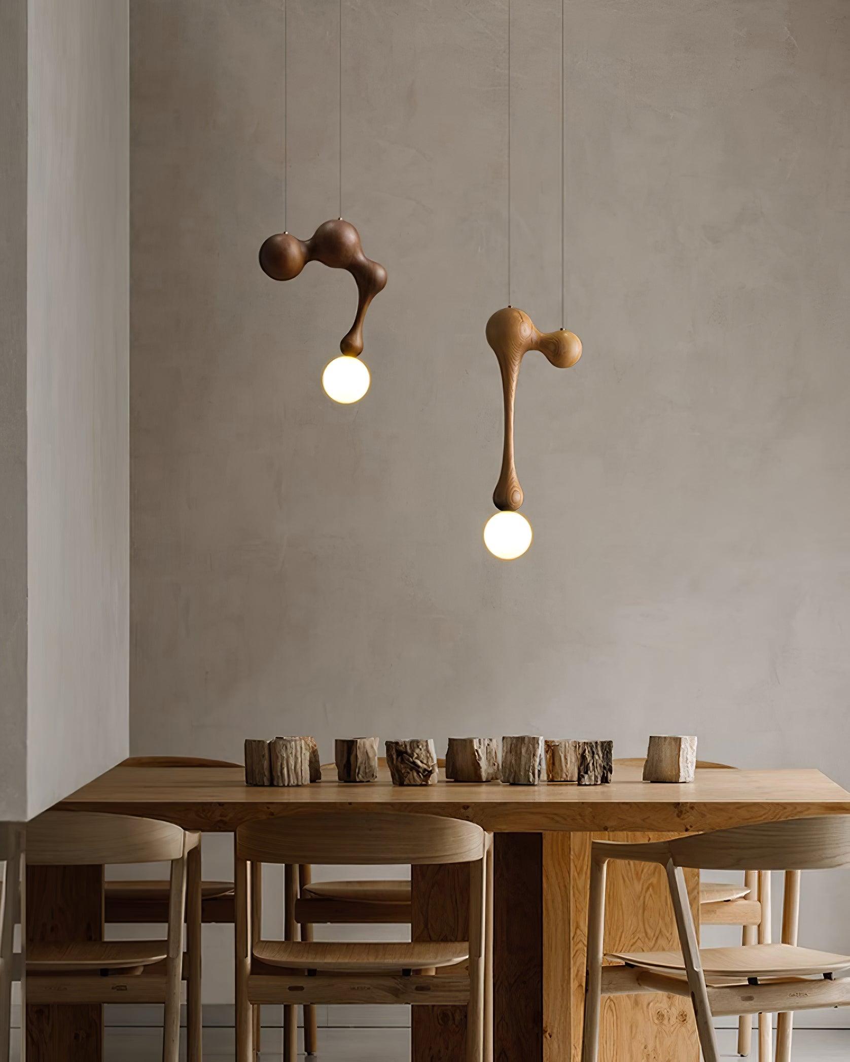 Hale Luxury Wood Pendant Light-Neutral Decor