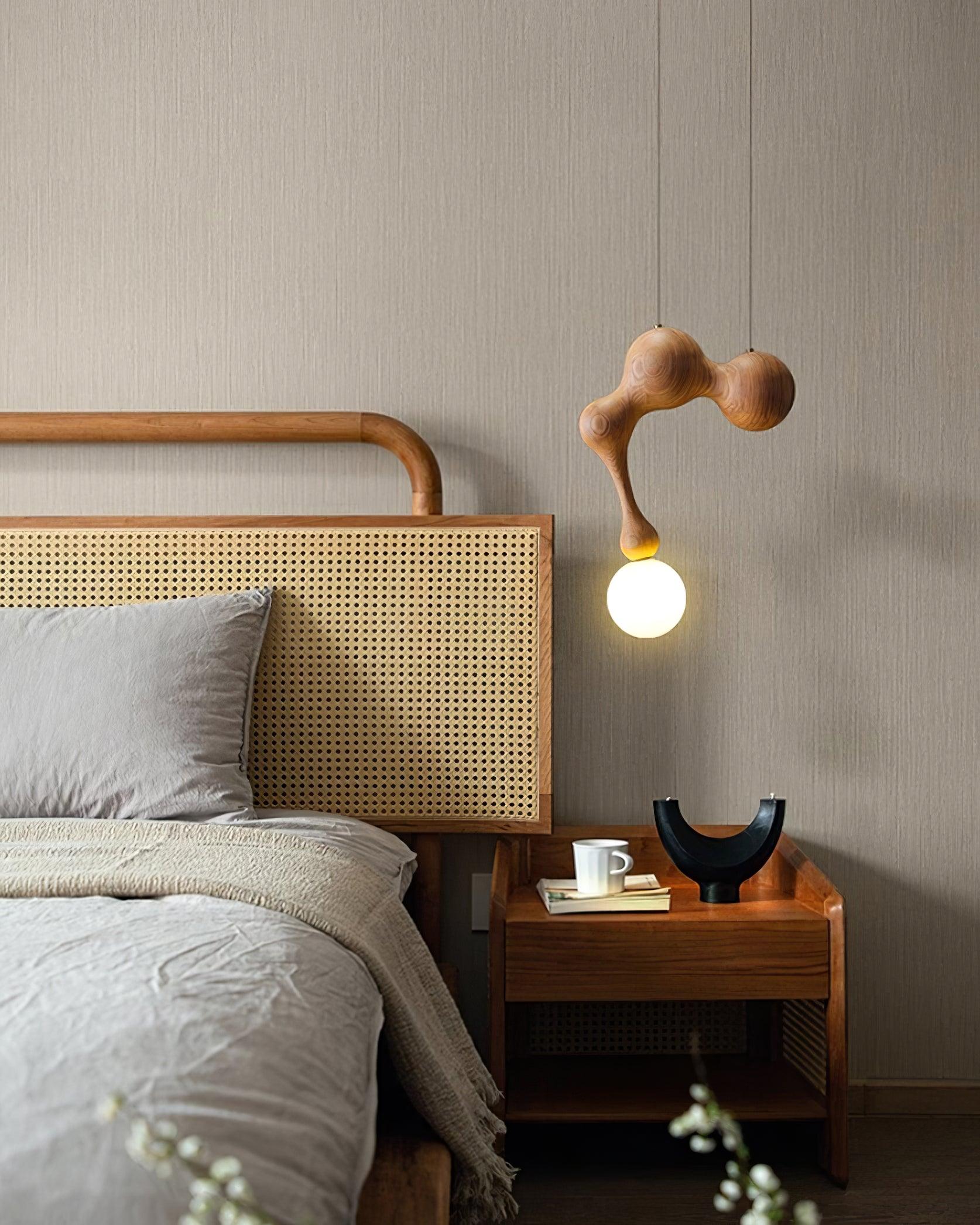Hale Luxury Wood Pendant Light-Neutral Decor