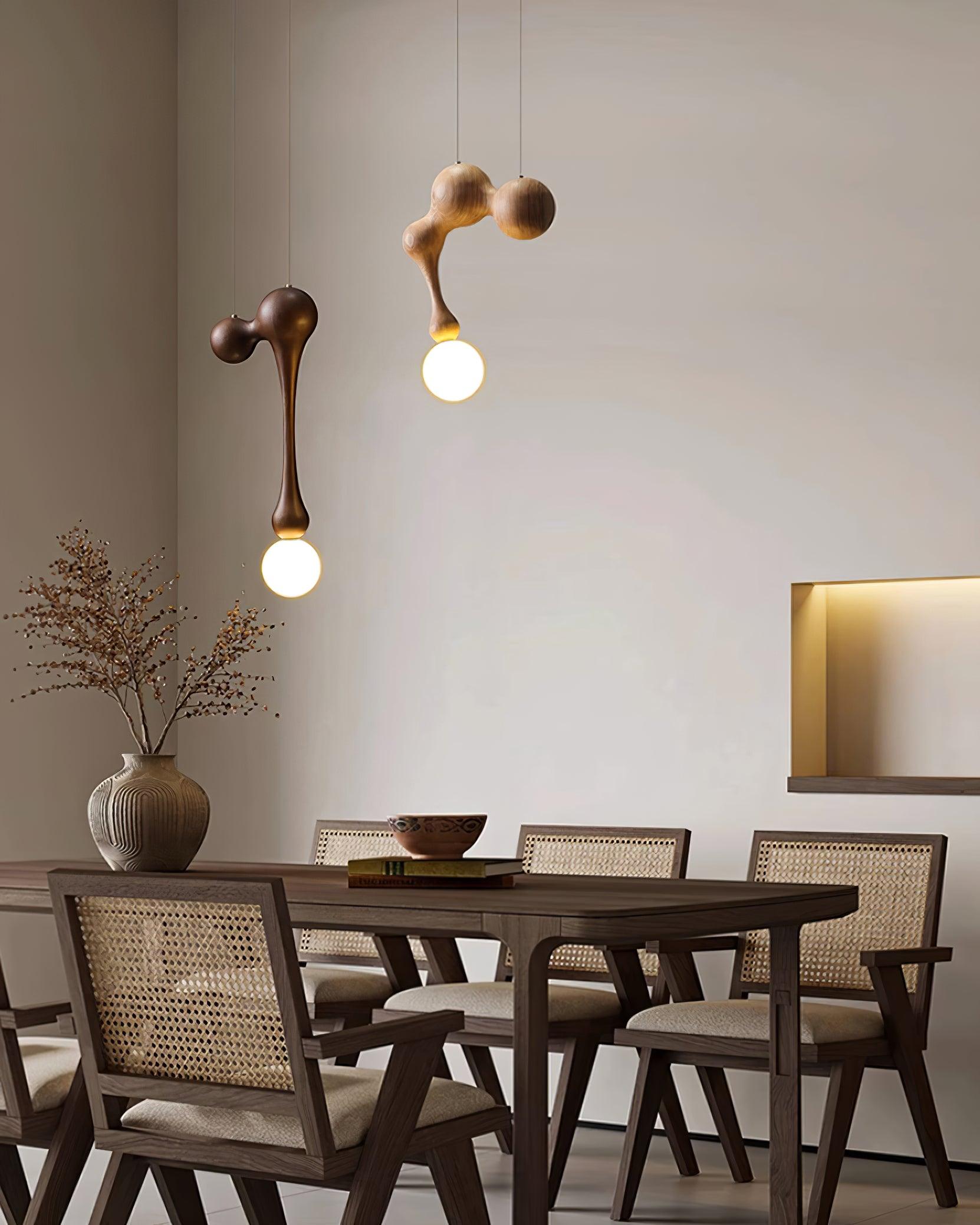 Hale Luxury Wood Pendant Light-Neutral Decor