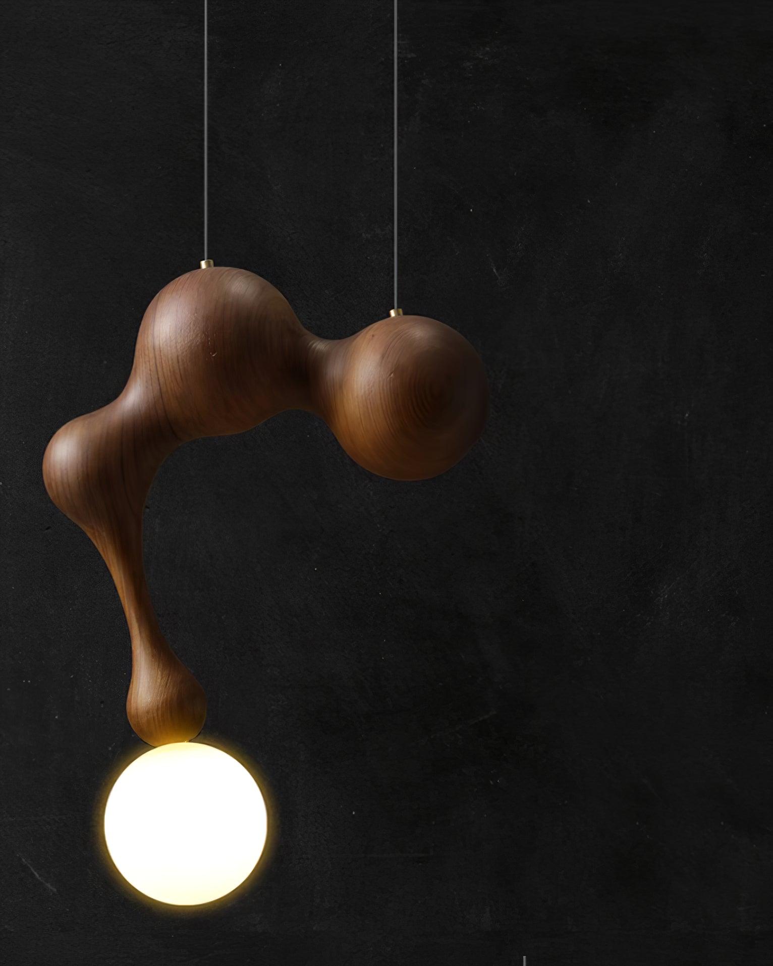 Hale Luxury Wood Pendant Light-Neutral Decor