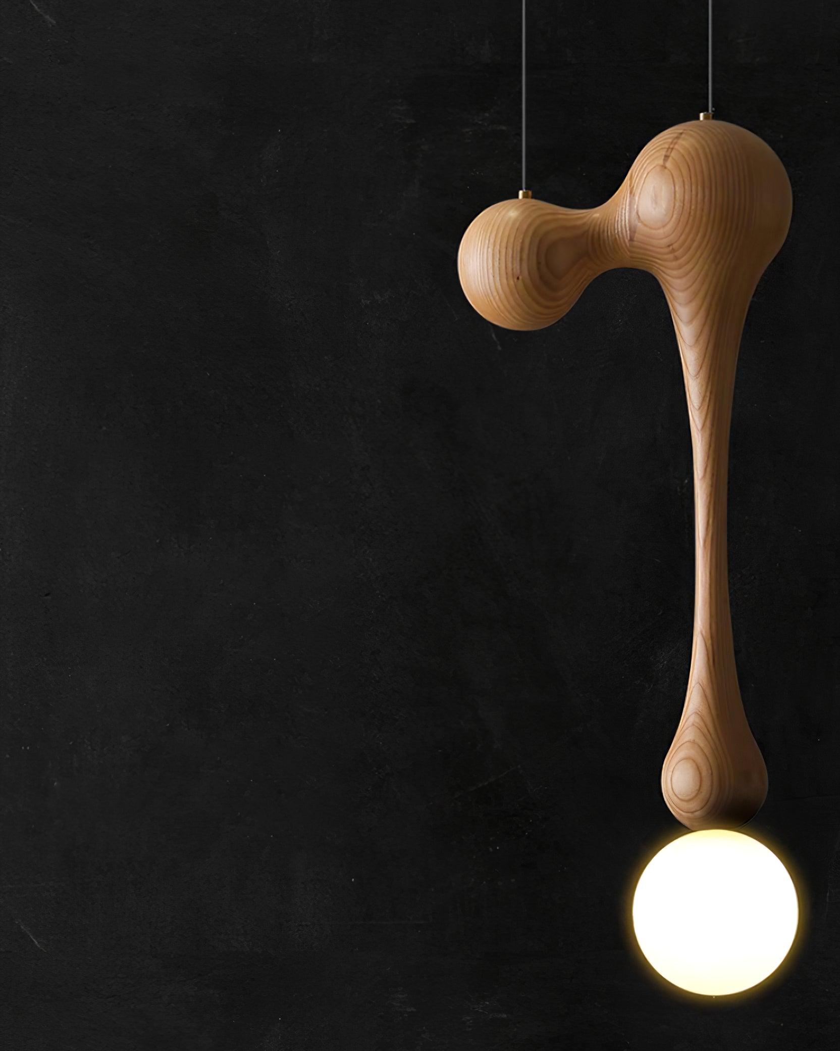 Hale Luxury Wood Pendant Light-Neutral Decor
