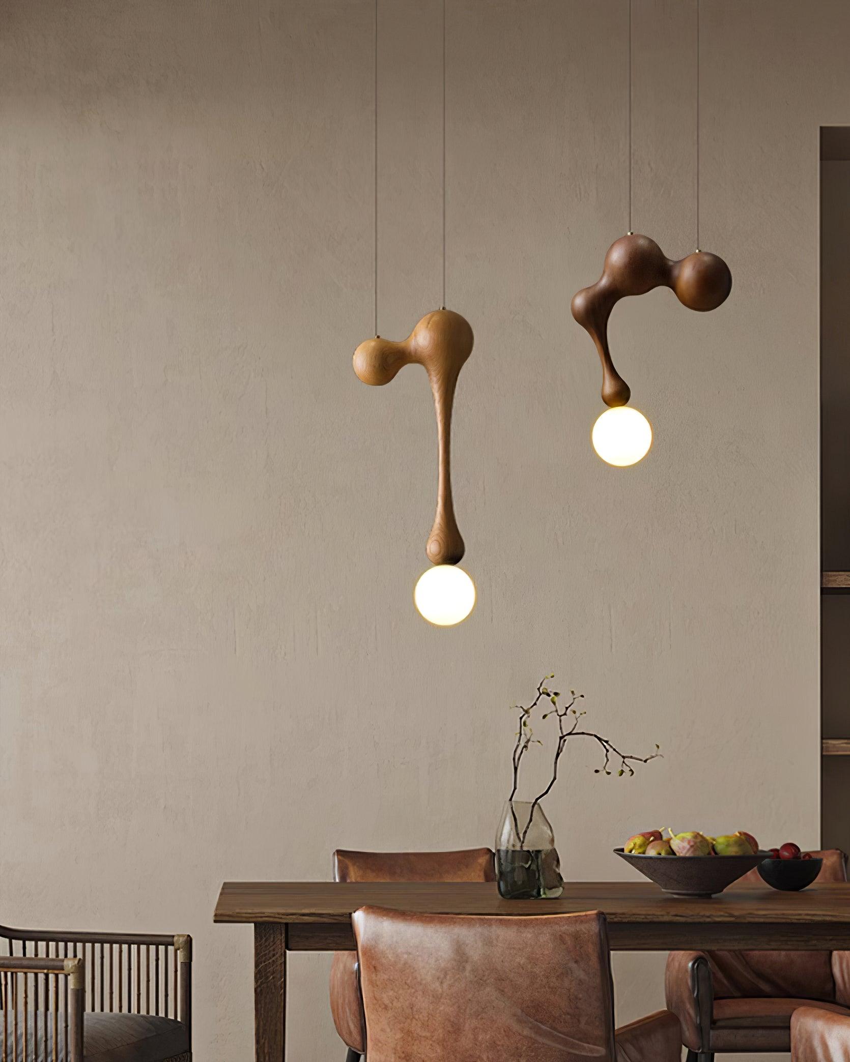 Hale Luxury Wood Pendant Light-Neutral Decor