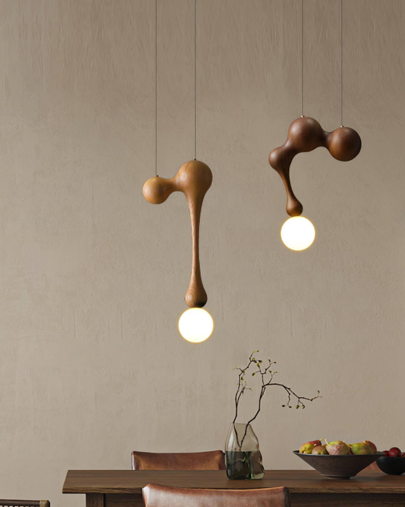 Hale Luxury Wood Pendant Light-Neutral Decor