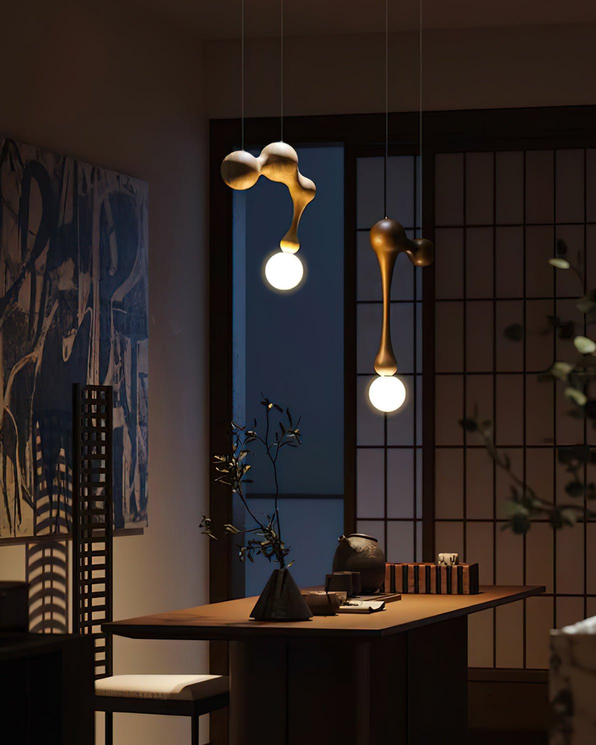 Hale Luxury Wood Pendant Light-Neutral Decor