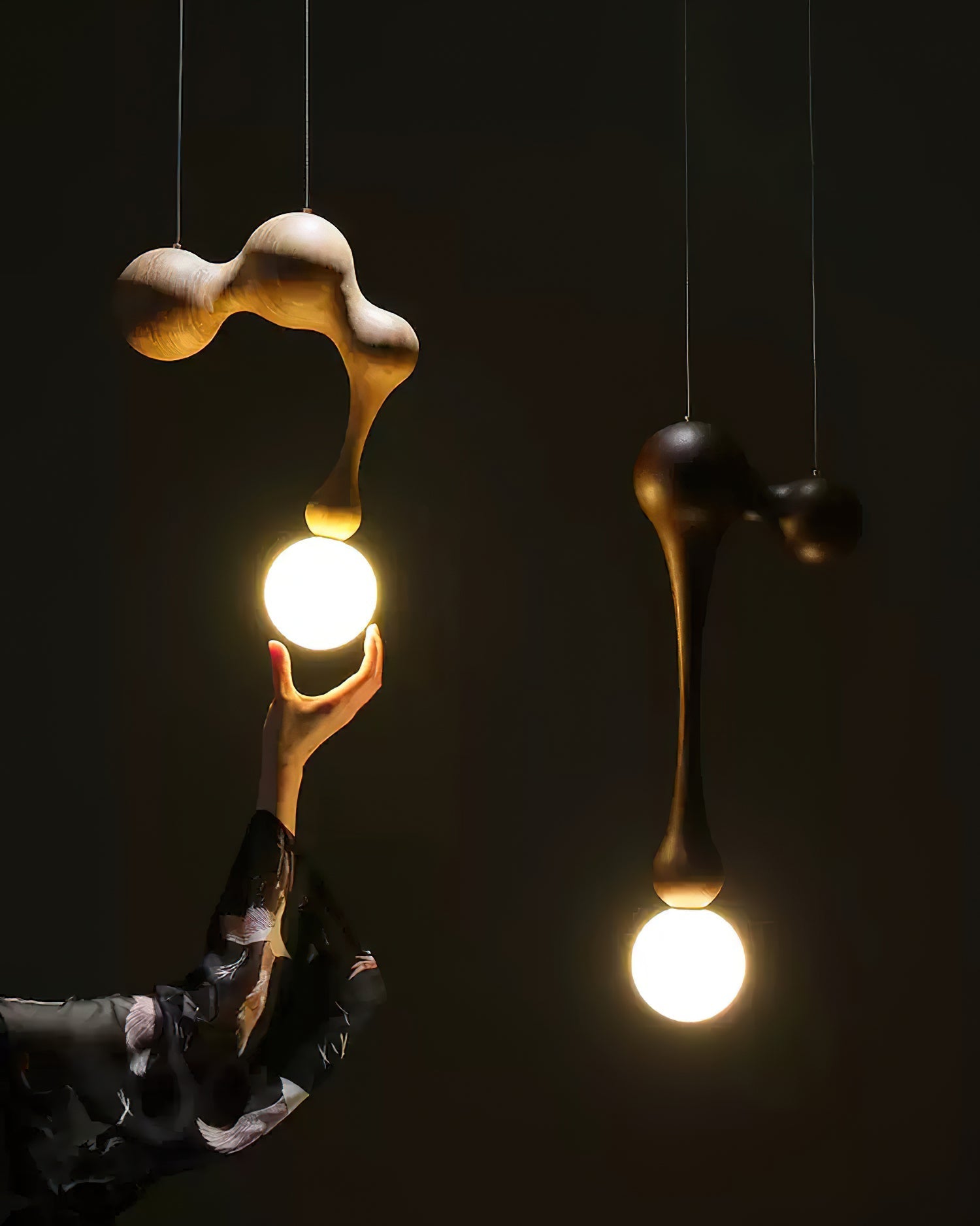 Hale Luxury Wood Pendant Light-Neutral Decor