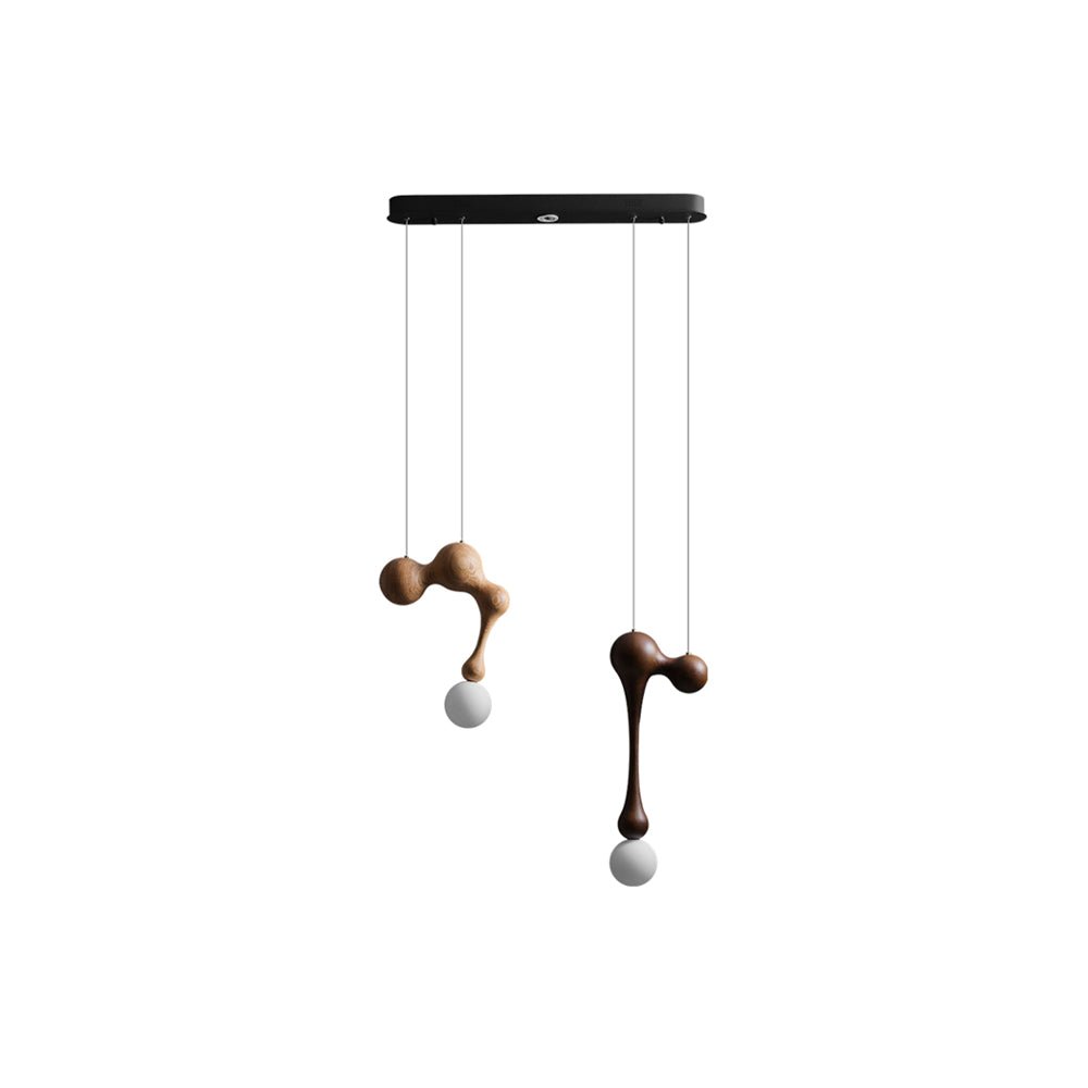Hale Luxury Wood Pendant Light-Neutral Decor
