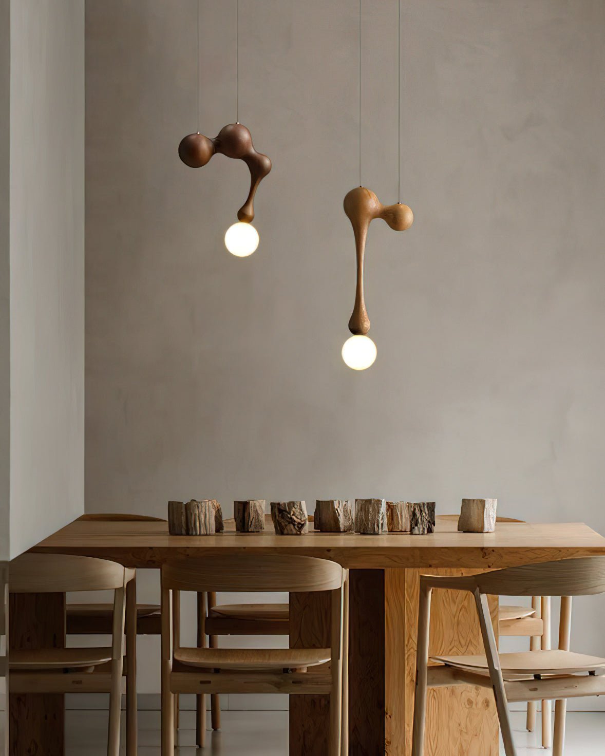 Hale Luxury Wood Pendant Light-Neutral Decor
