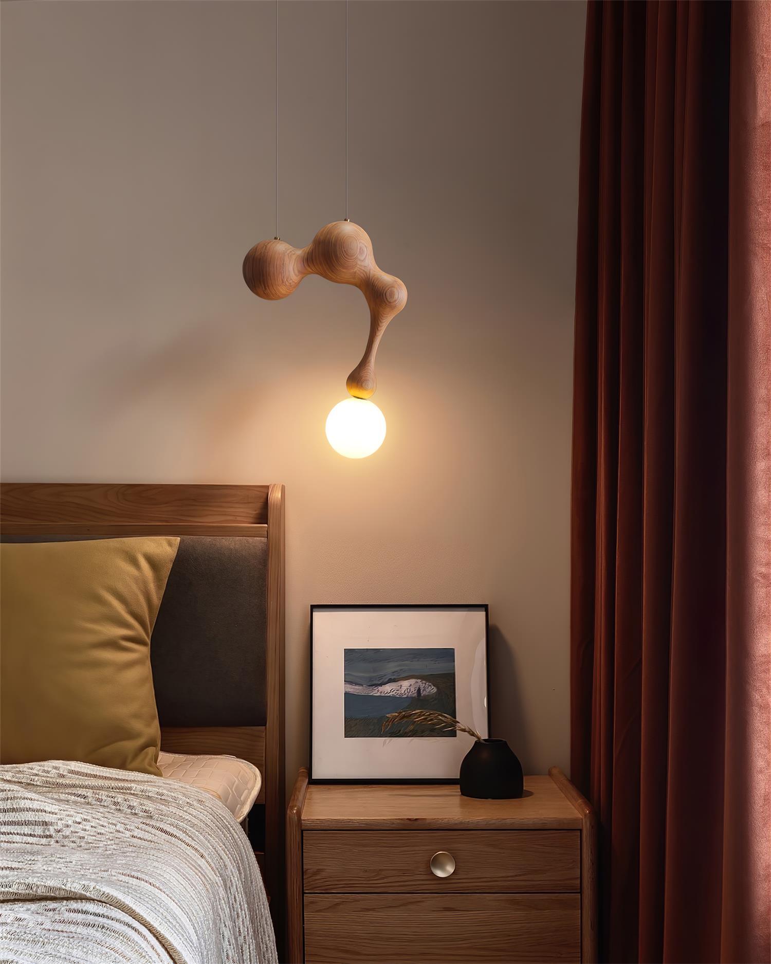 Hale Luxury Wood Pendant Light-Neutral Decor