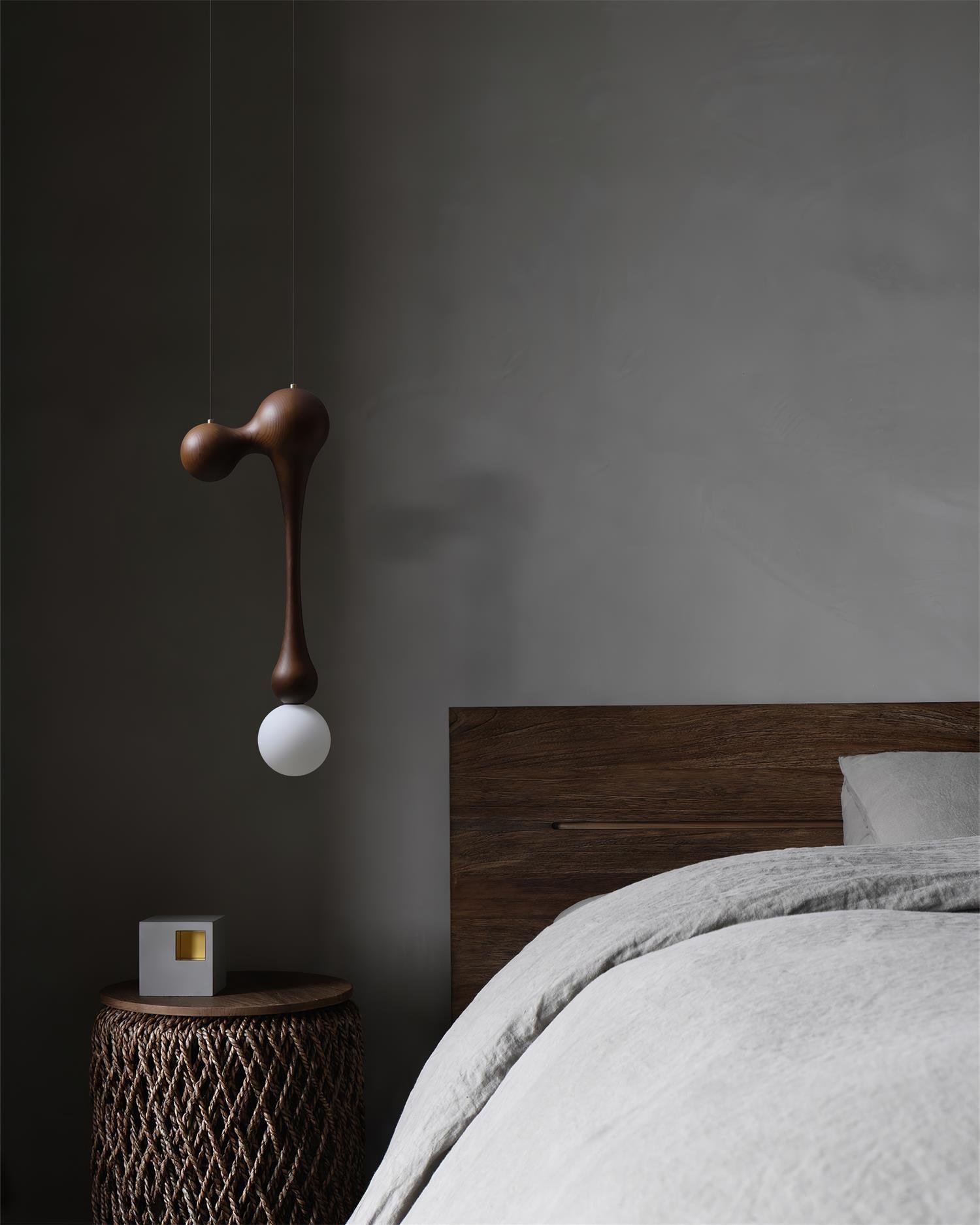Hale Luxury Wood Pendant Light-Neutral Decor