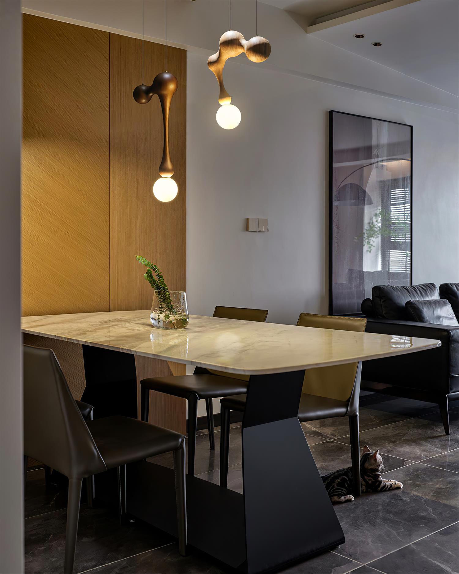 Hale Luxury Wood Pendant Light-Neutral Decor